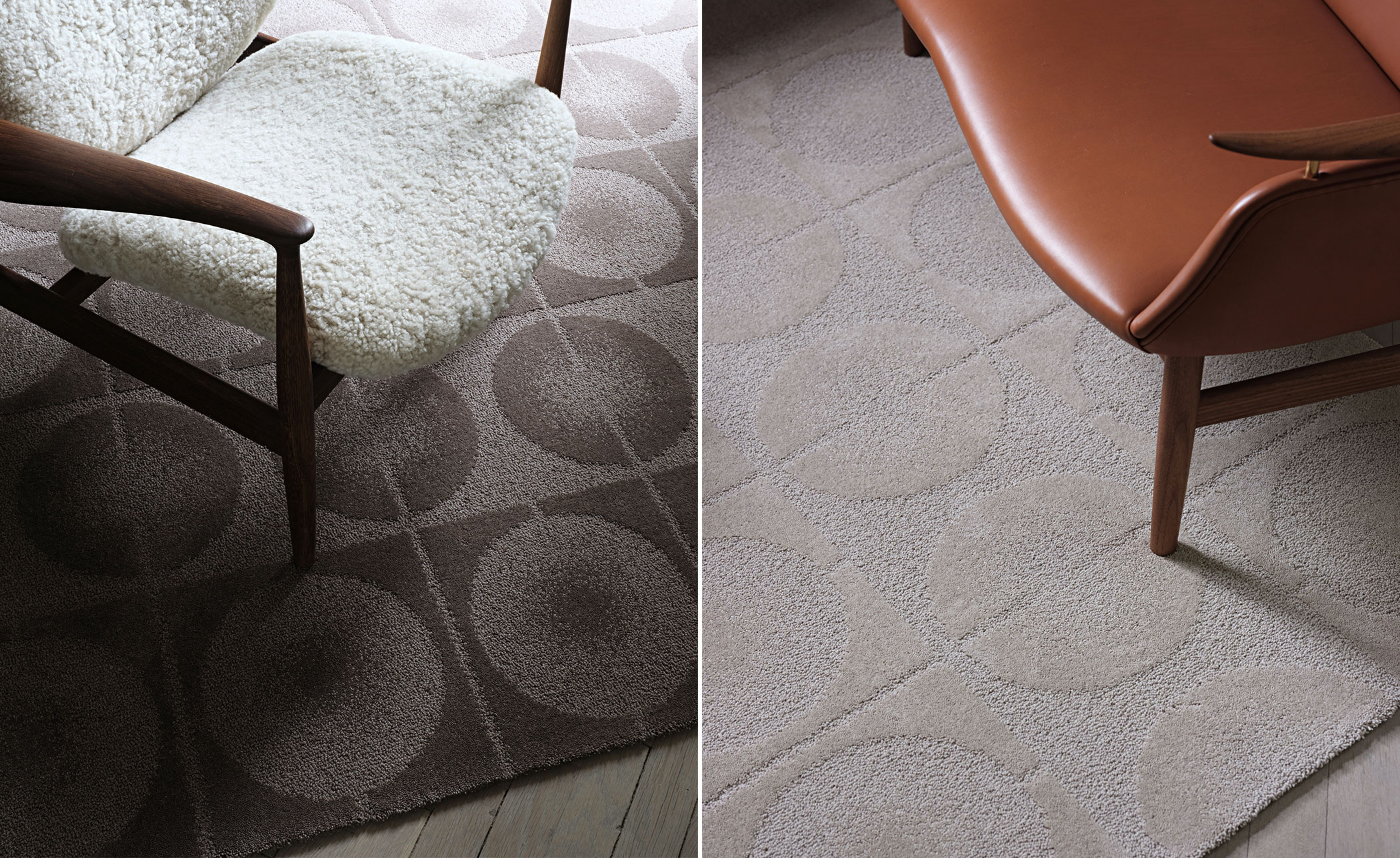Circle Rug Undyed
