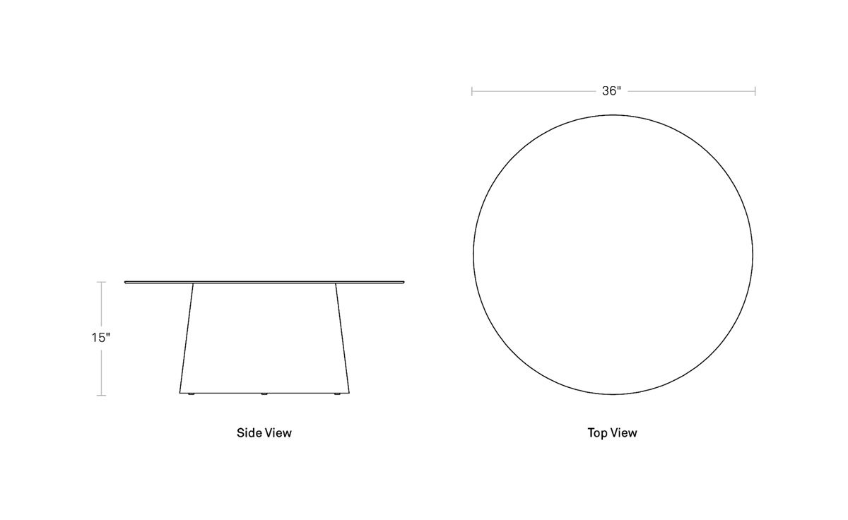 circula small coffee table