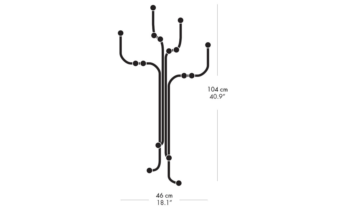 coat tree™ wall mount coat rack