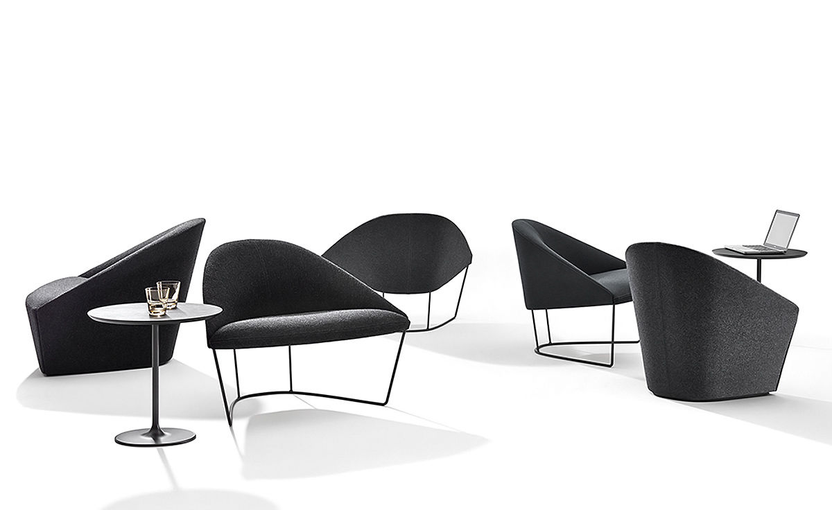colina fully upholstered small lounge chair