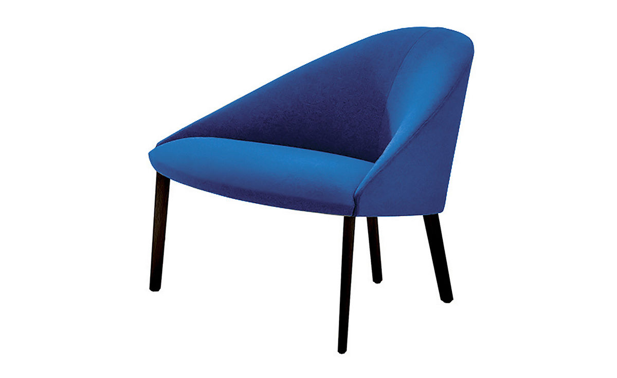 colina lounge chair with 4 leg base