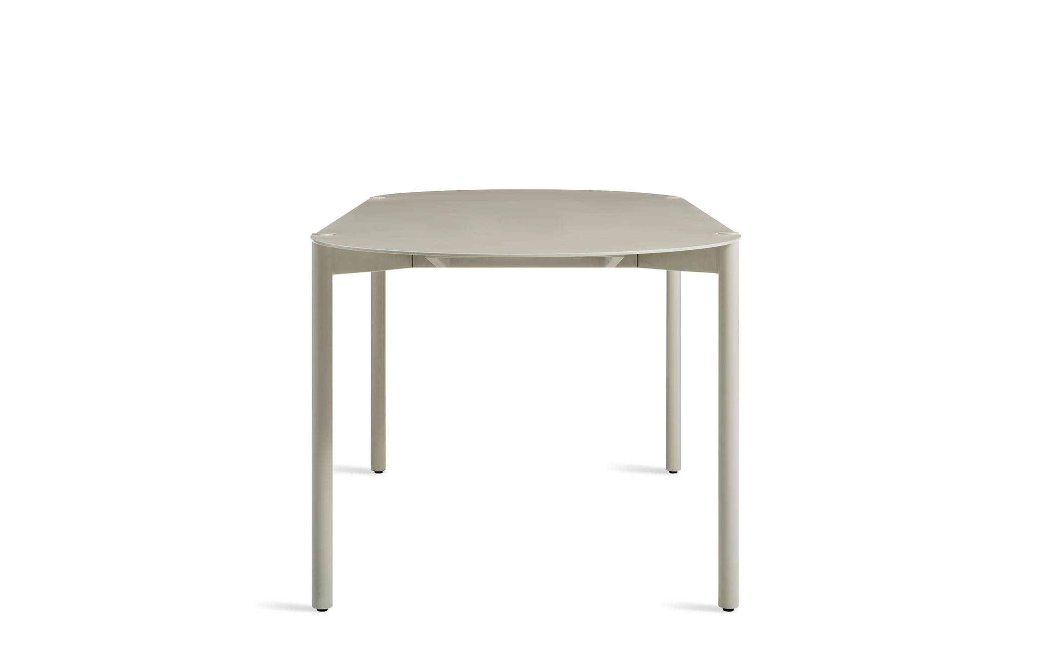 comeuppance capsule shape 82" dining table