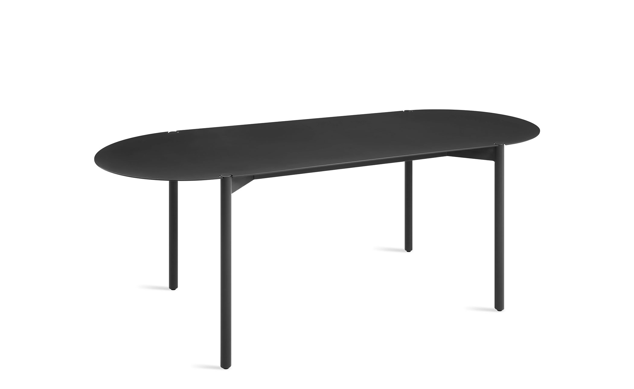 comeuppance capsule shape 82" dining table