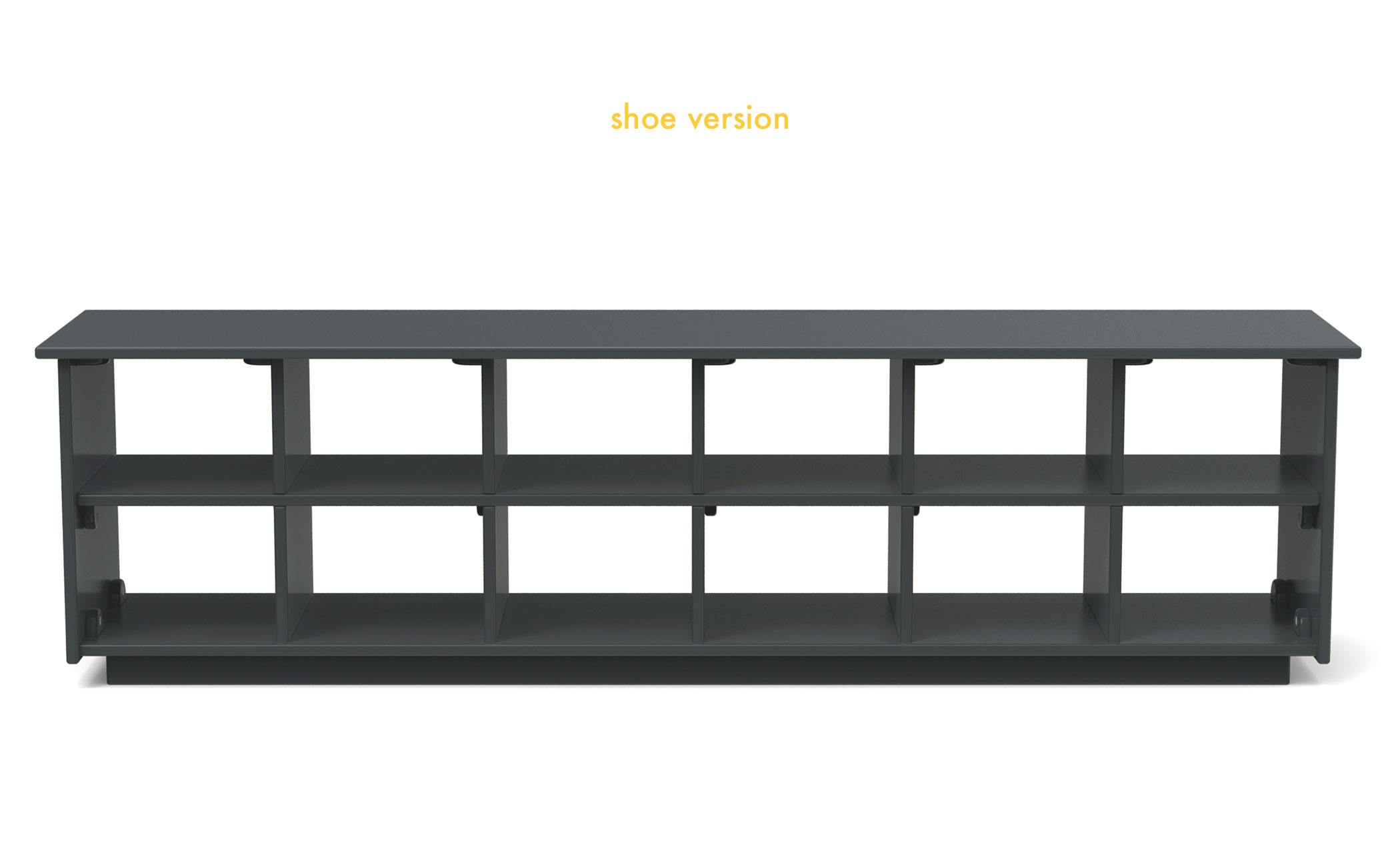 Cubby Storage Bench 65 inch