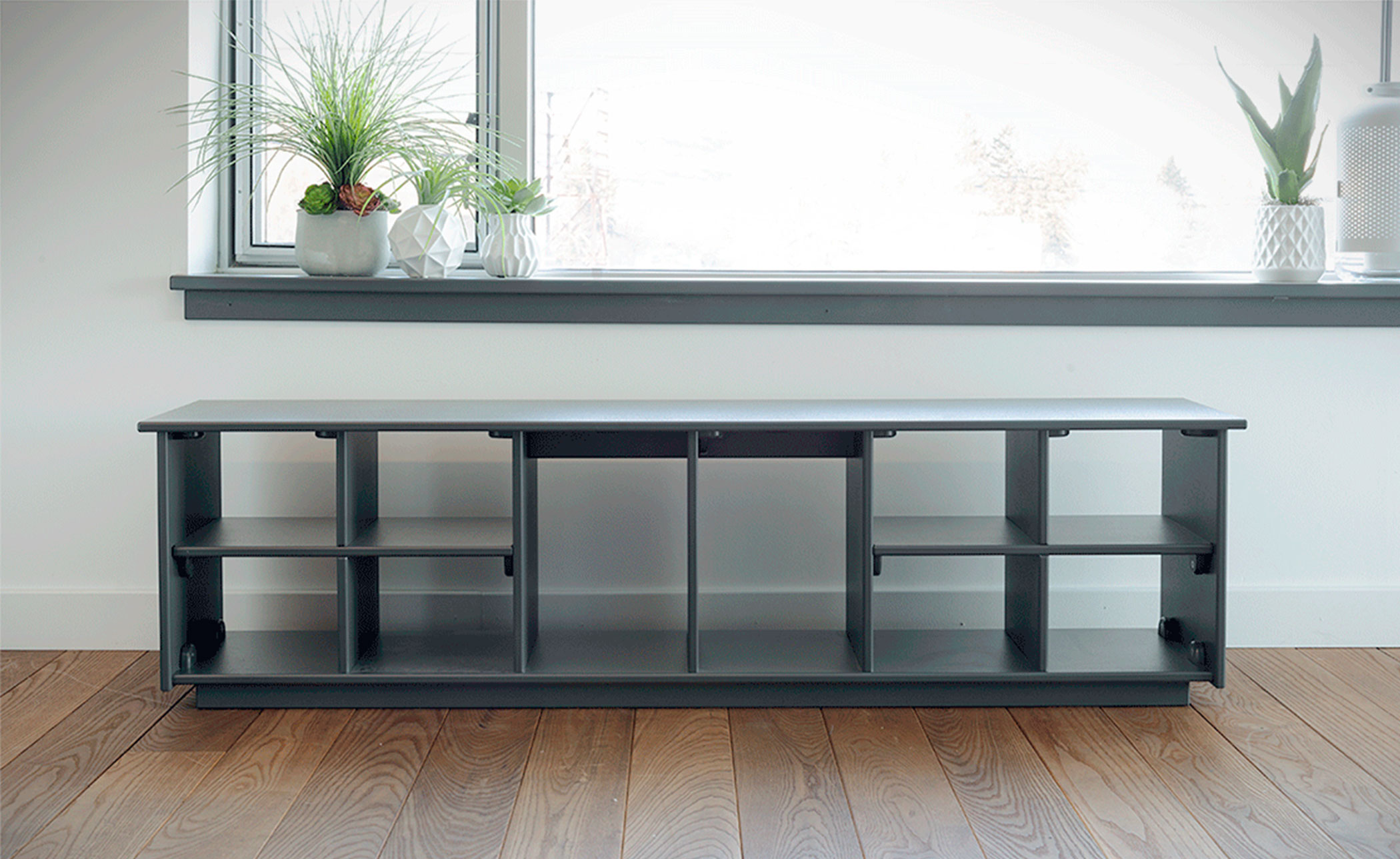Cubby Storage Bench 65 inch