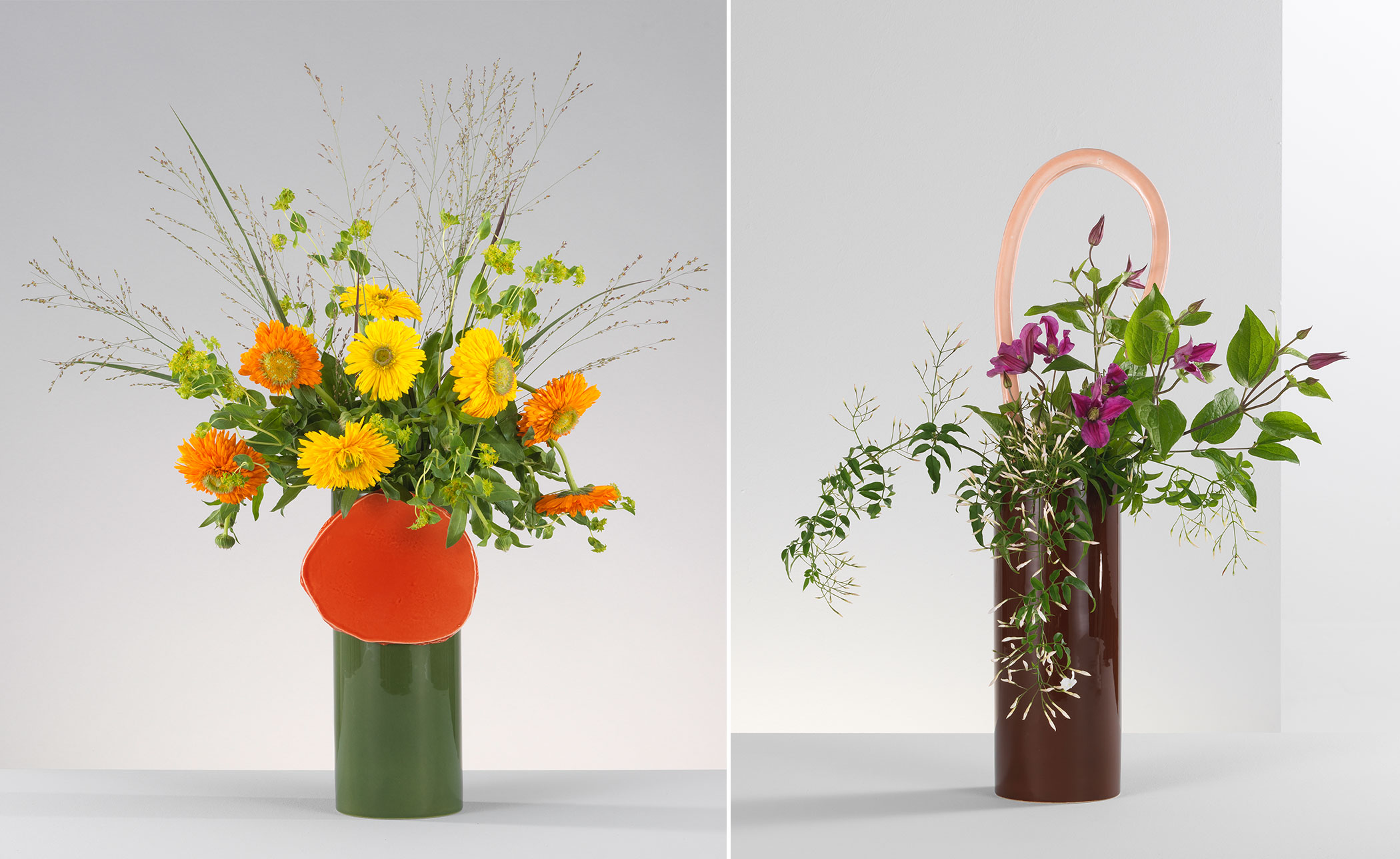 découpage vase barre
