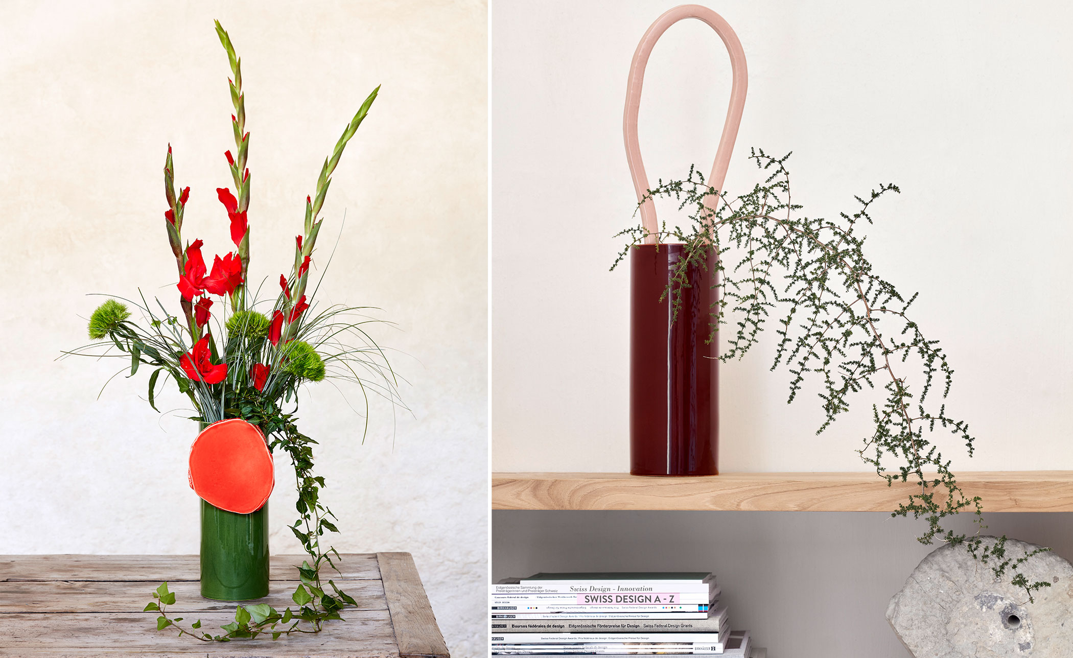 découpage vase barre