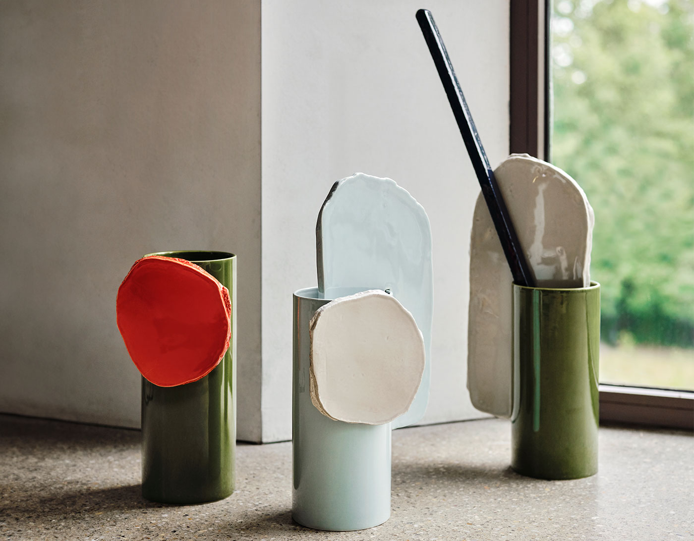 découpage vase boucle
