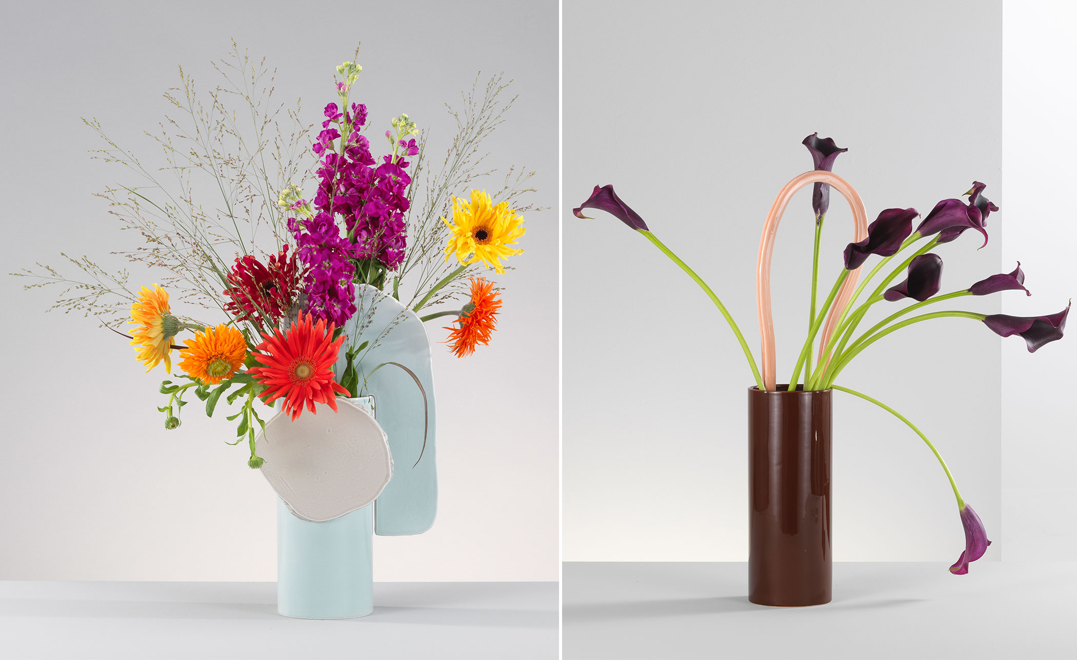 découpage vase feuille