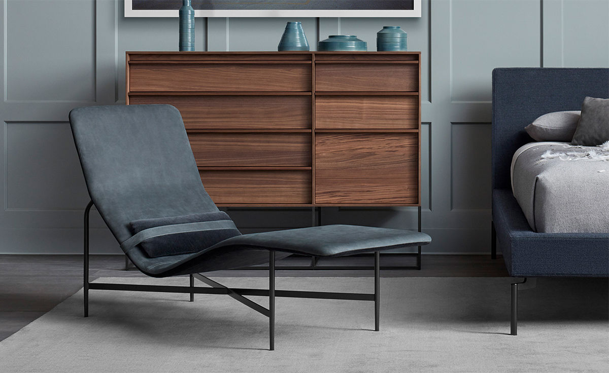 deep thoughts leather chaise lounge