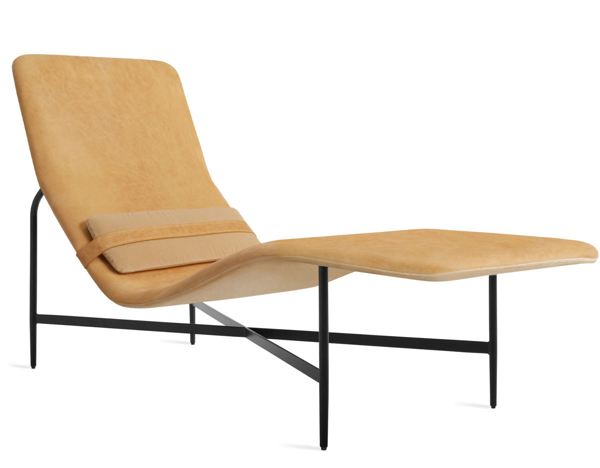 deep thoughts leather chaise lounge