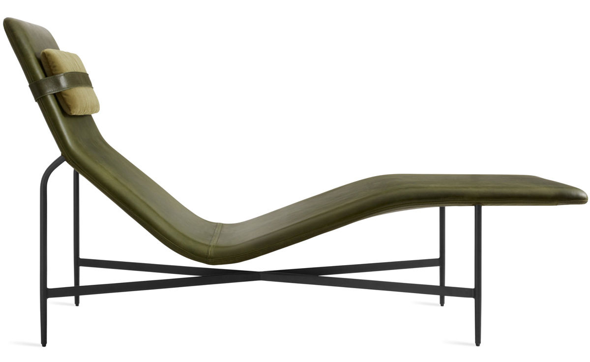 deep thoughts leather chaise lounge