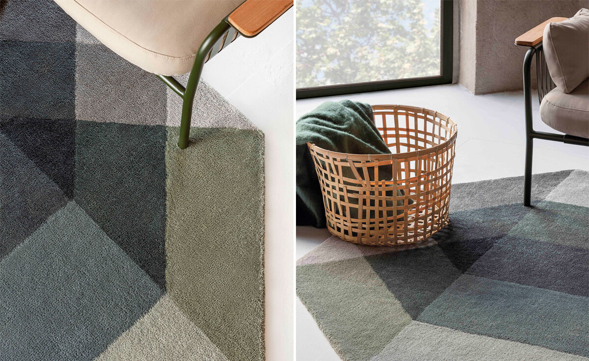 diamond rug hand tufted