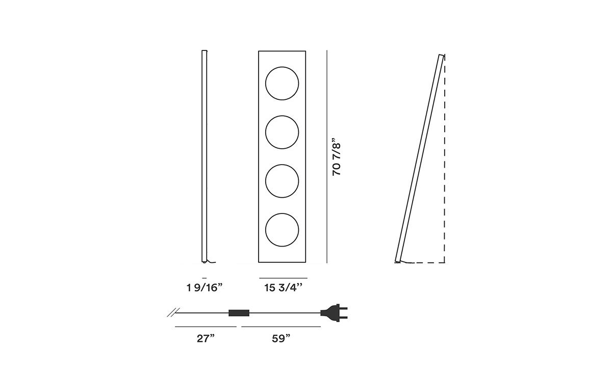 dolmen floor lamp