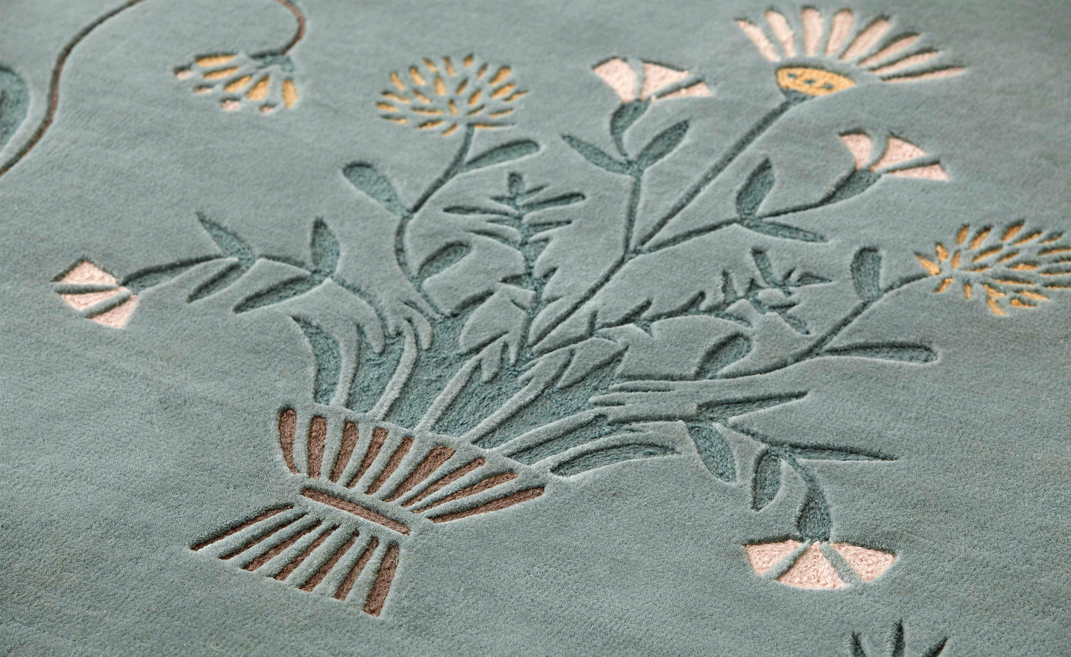 Dreams White Daisy Rug