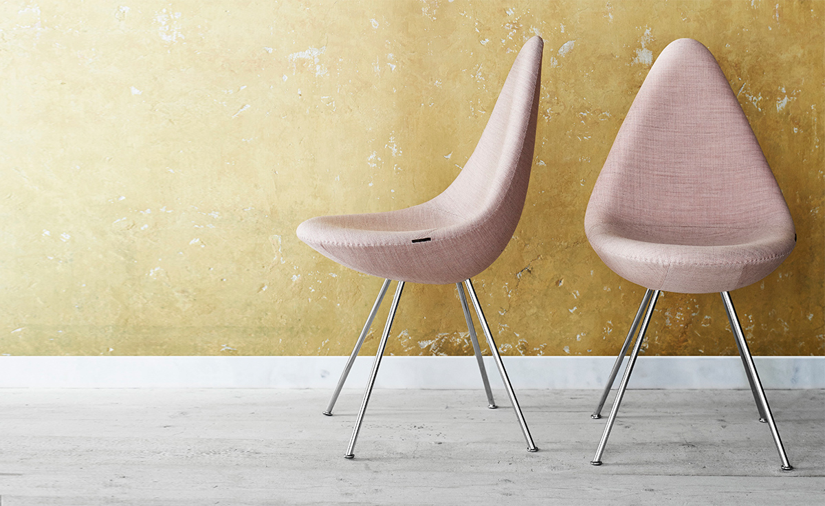 drop chair upholstered