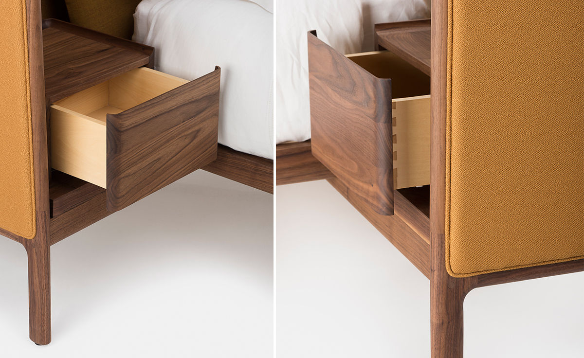 dubois low queen size bed with side tables 112aq