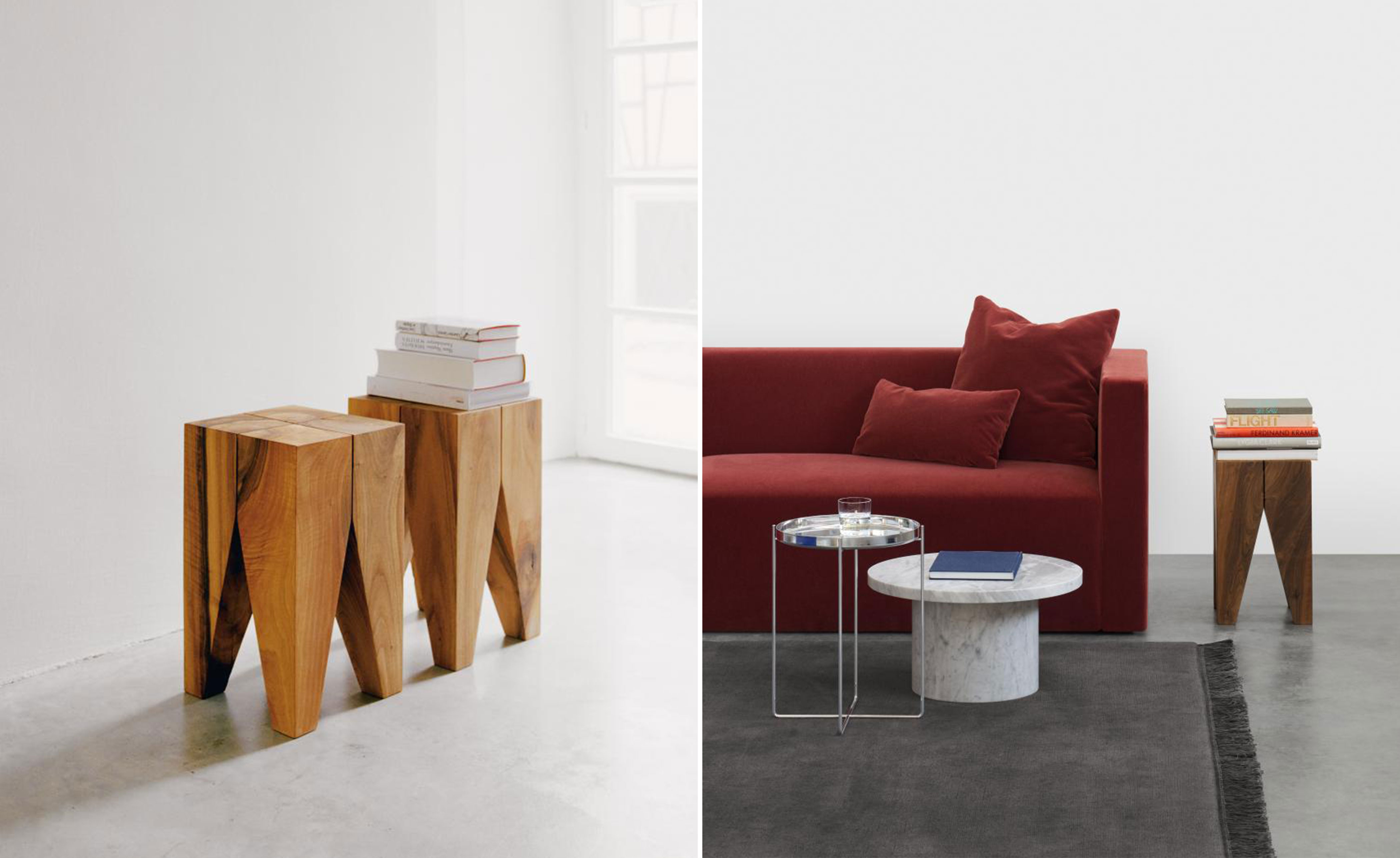 e15 backenzahn stool or side table