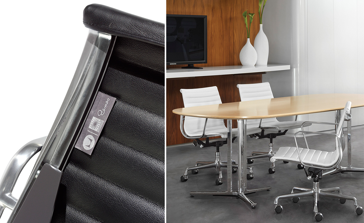 eames&reg; aluminum group management chair