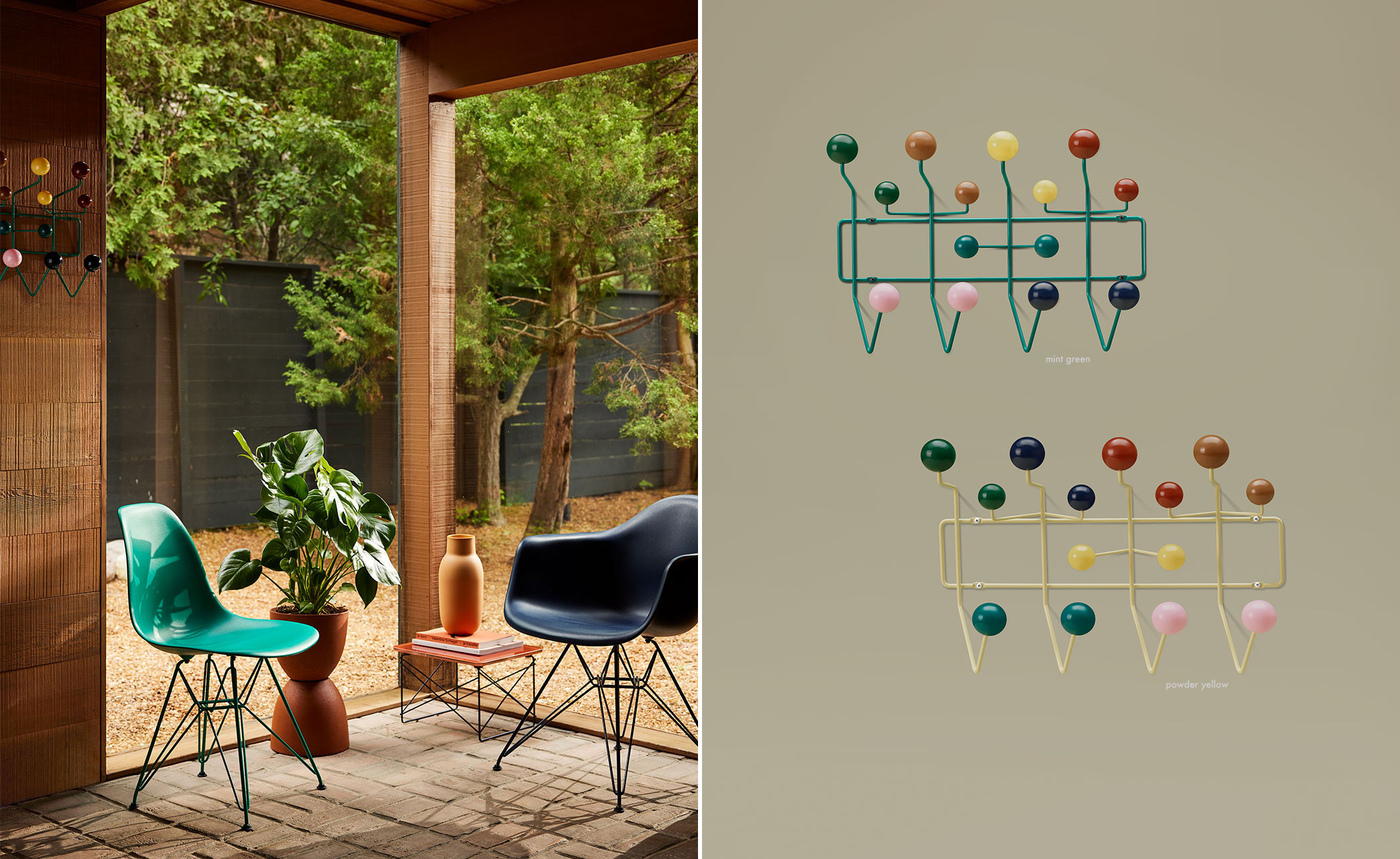 eames hang-it-all, herman miller x hay