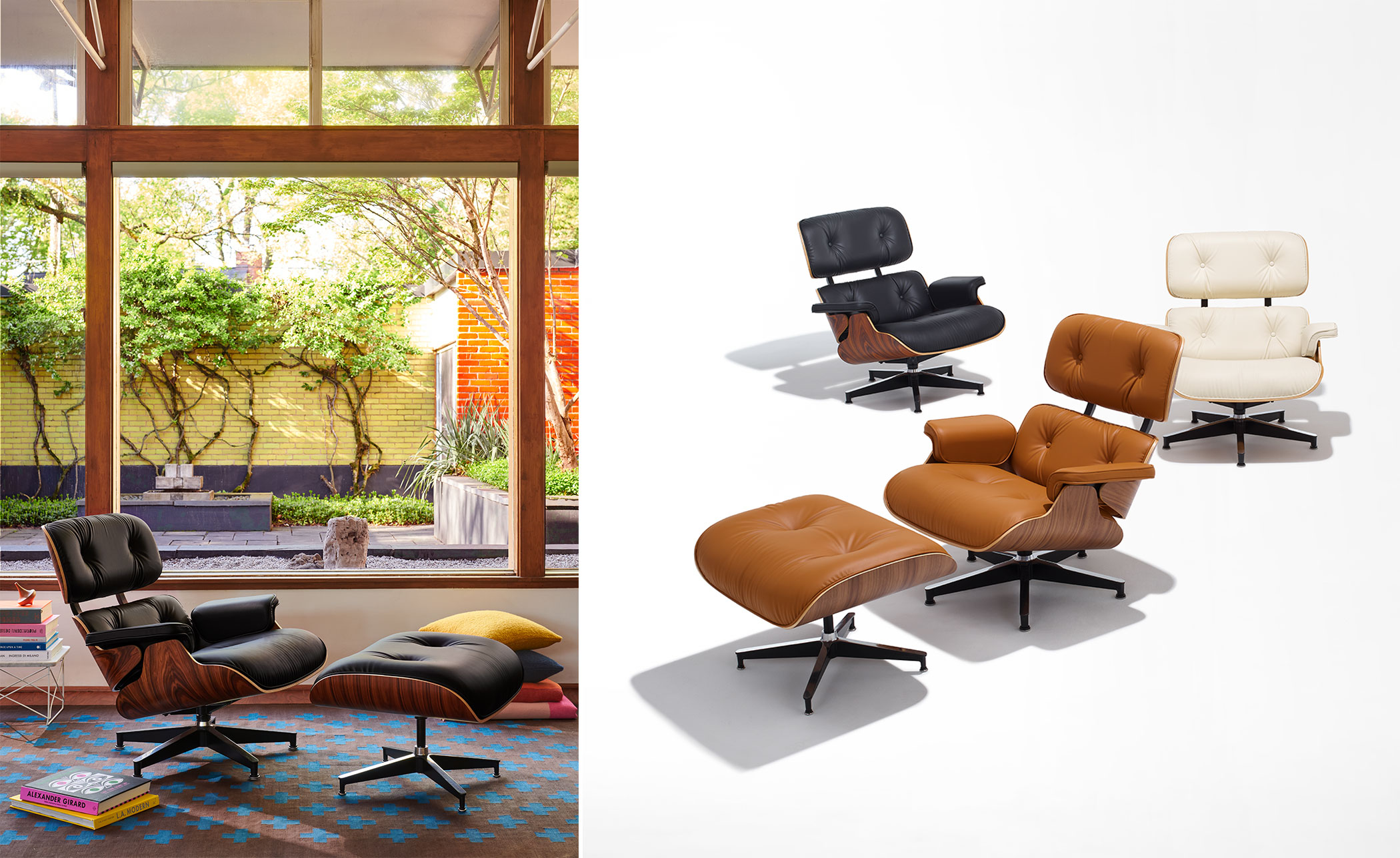 eames lounge chair & ottoman