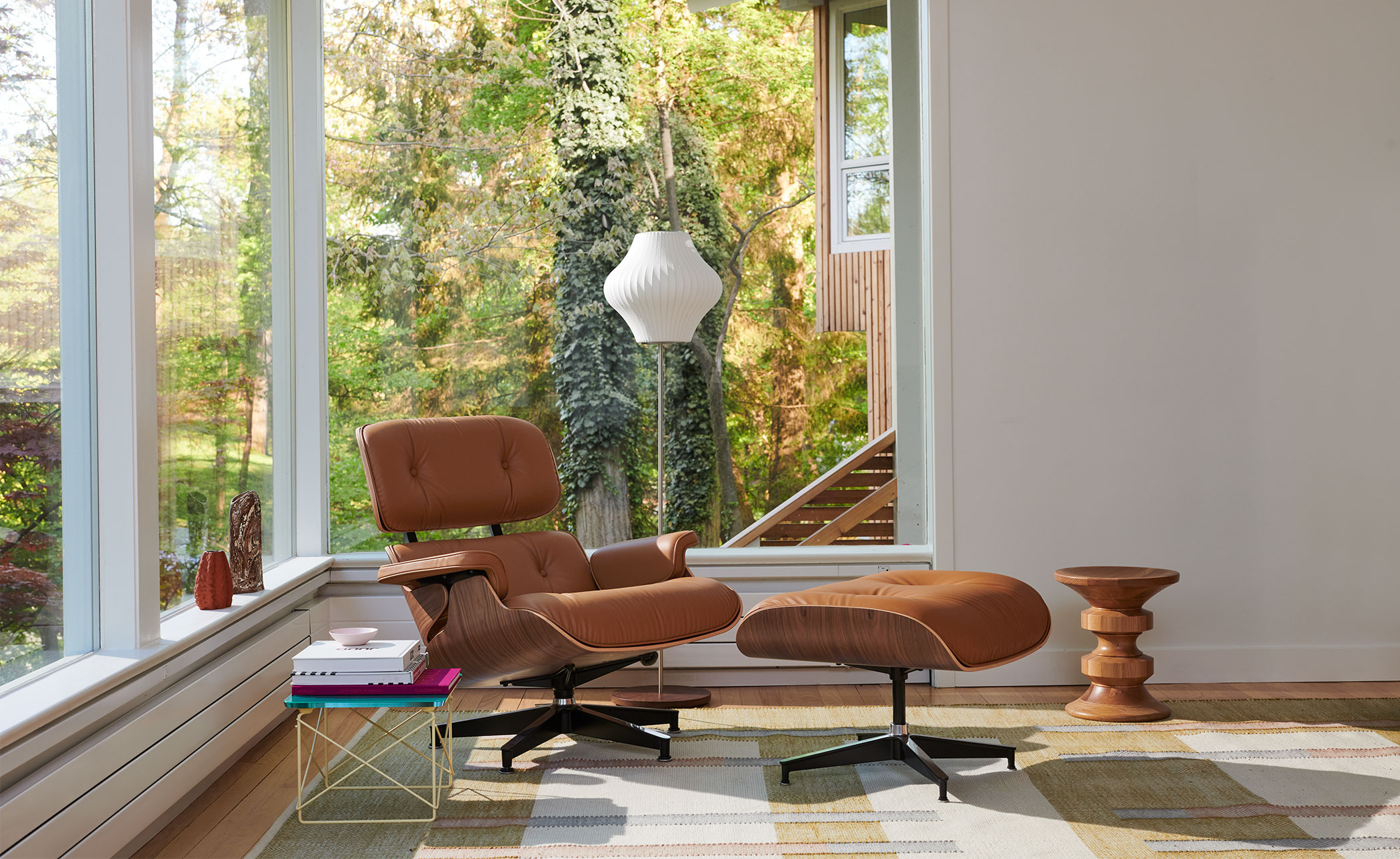 eames lounge chair & ottoman