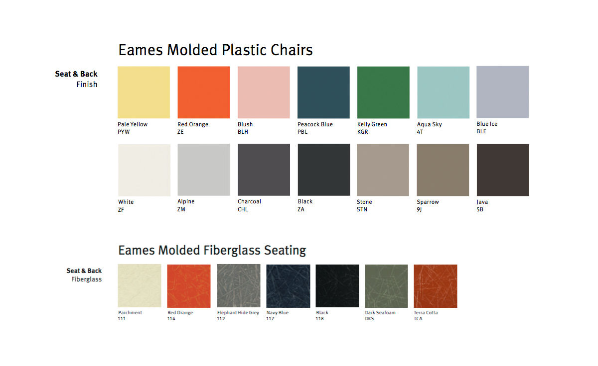 eames&reg; upholstered armchair with low wire base