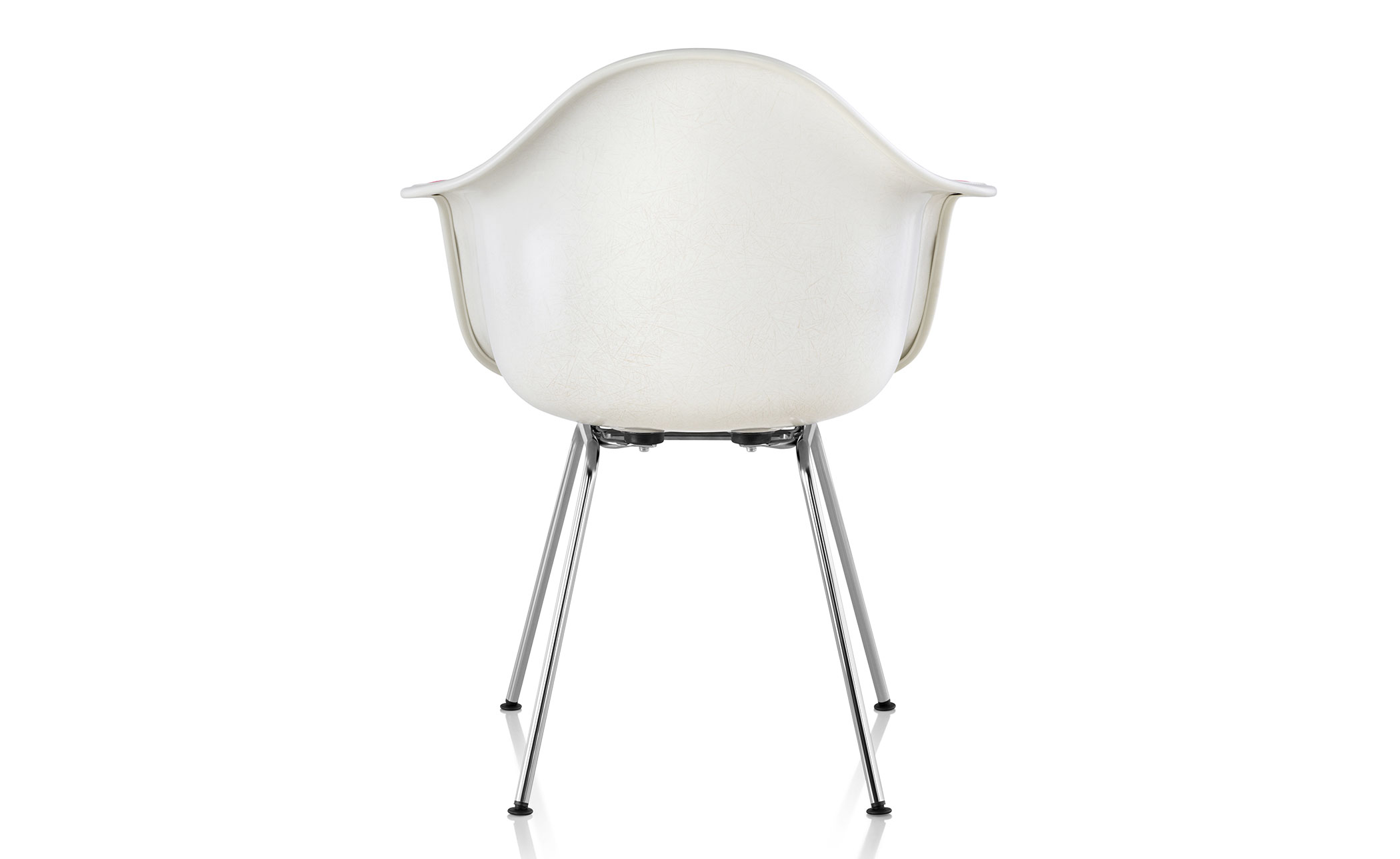 eames® upholstered armchair with 4 leg base