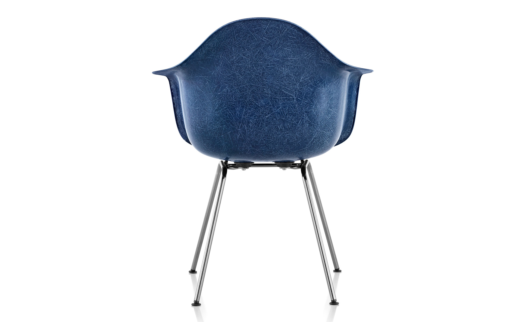 eames® molded fiberglass armchair with 4 leg base