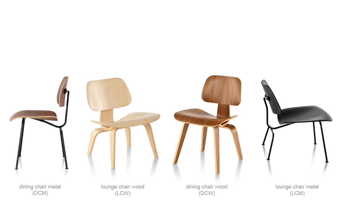 eames® molded plywood lounge chair lcm