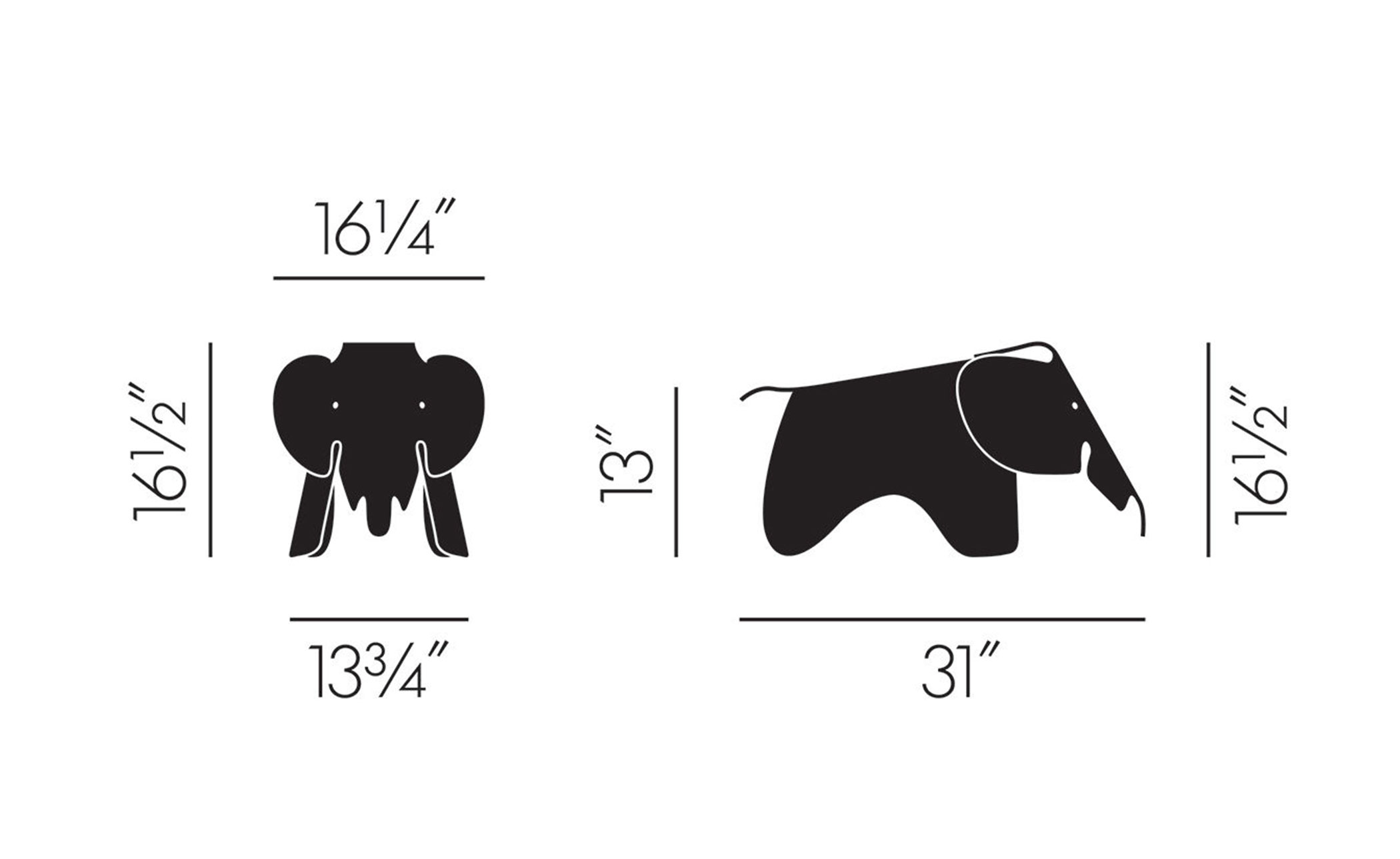 eames plywood elephant