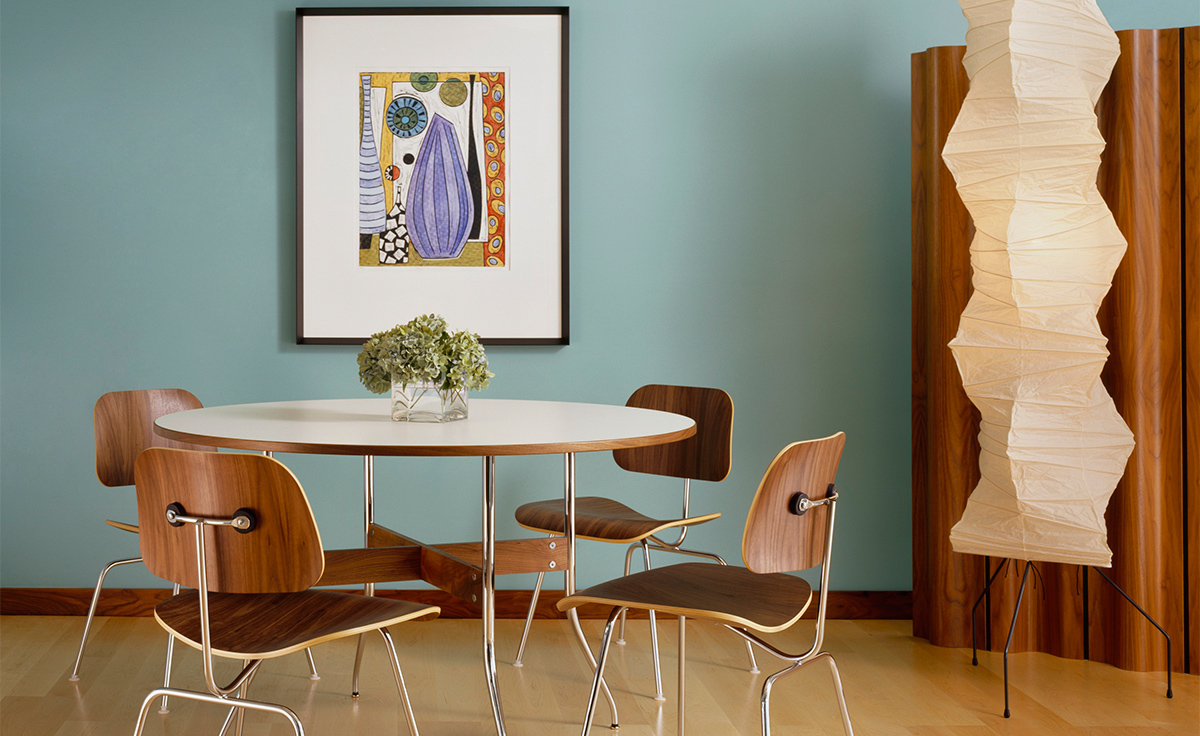 eames molded plywood folding screen