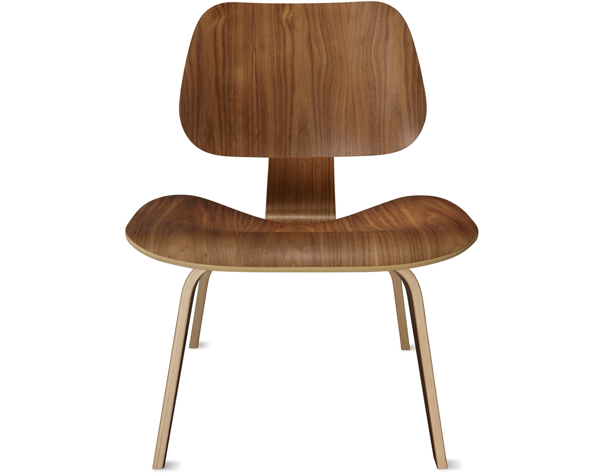 eames® molded plywood lounge chair lcw