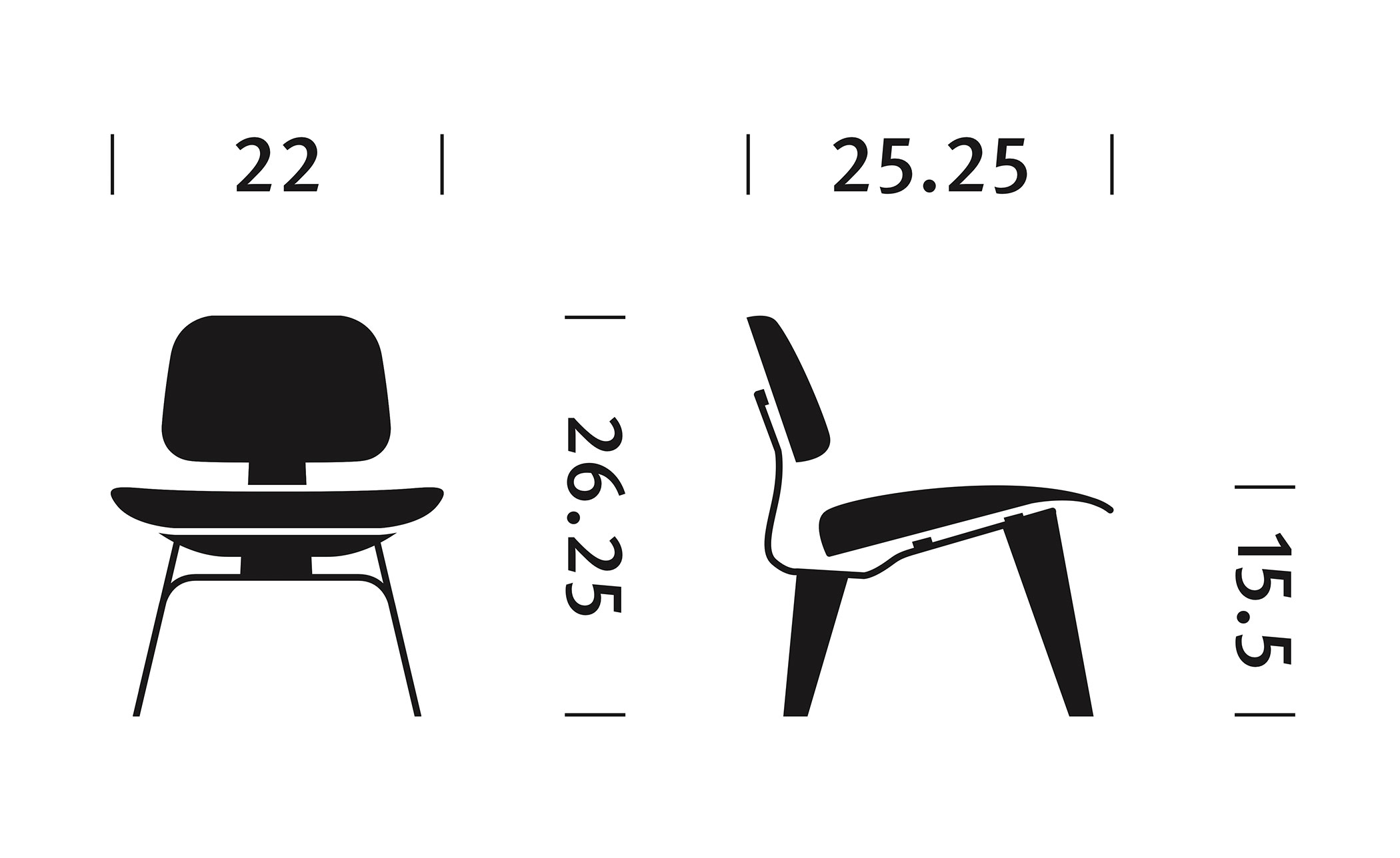 eames plywood lounge chair, herman miller x hay