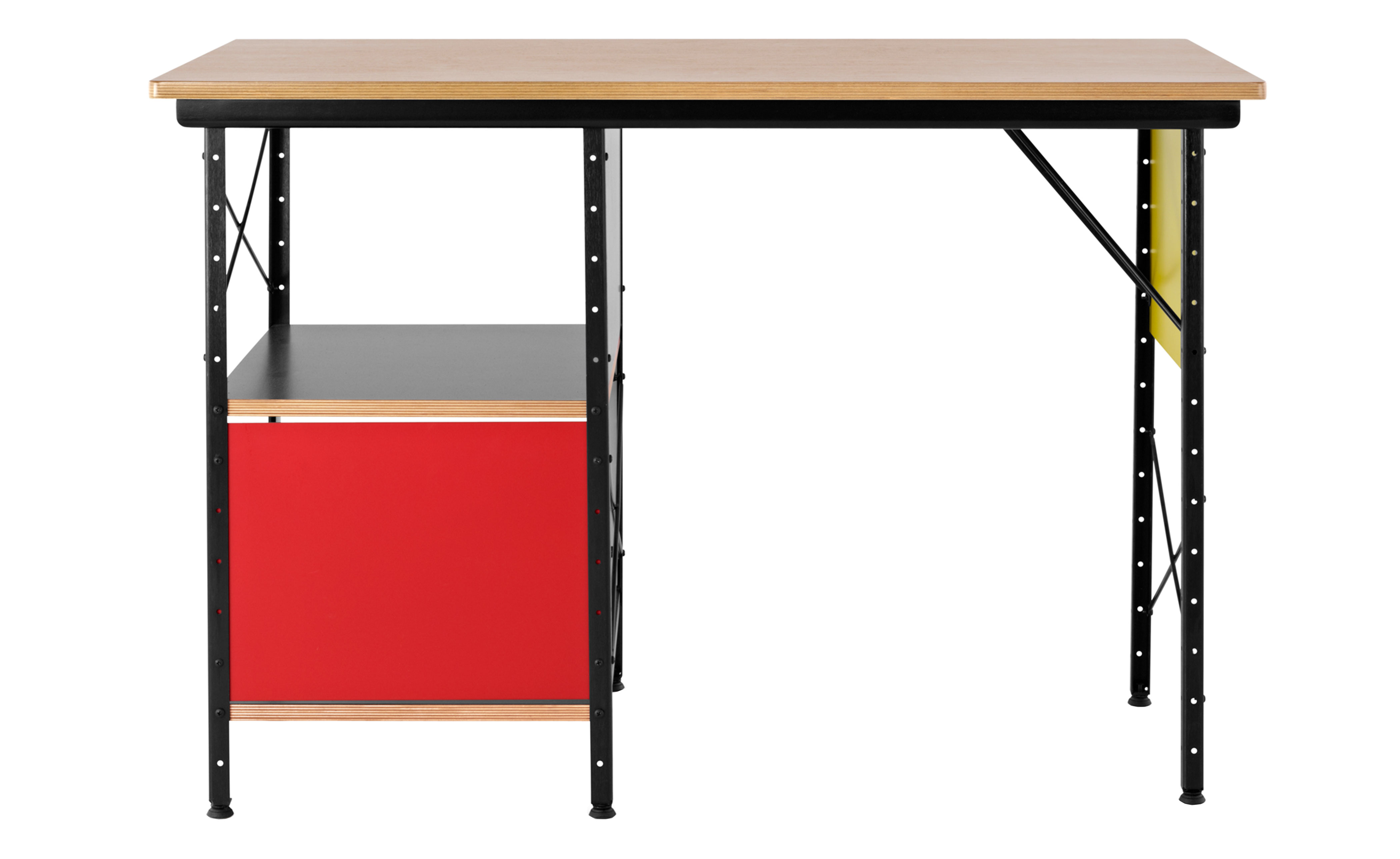 eames open storage desk unit