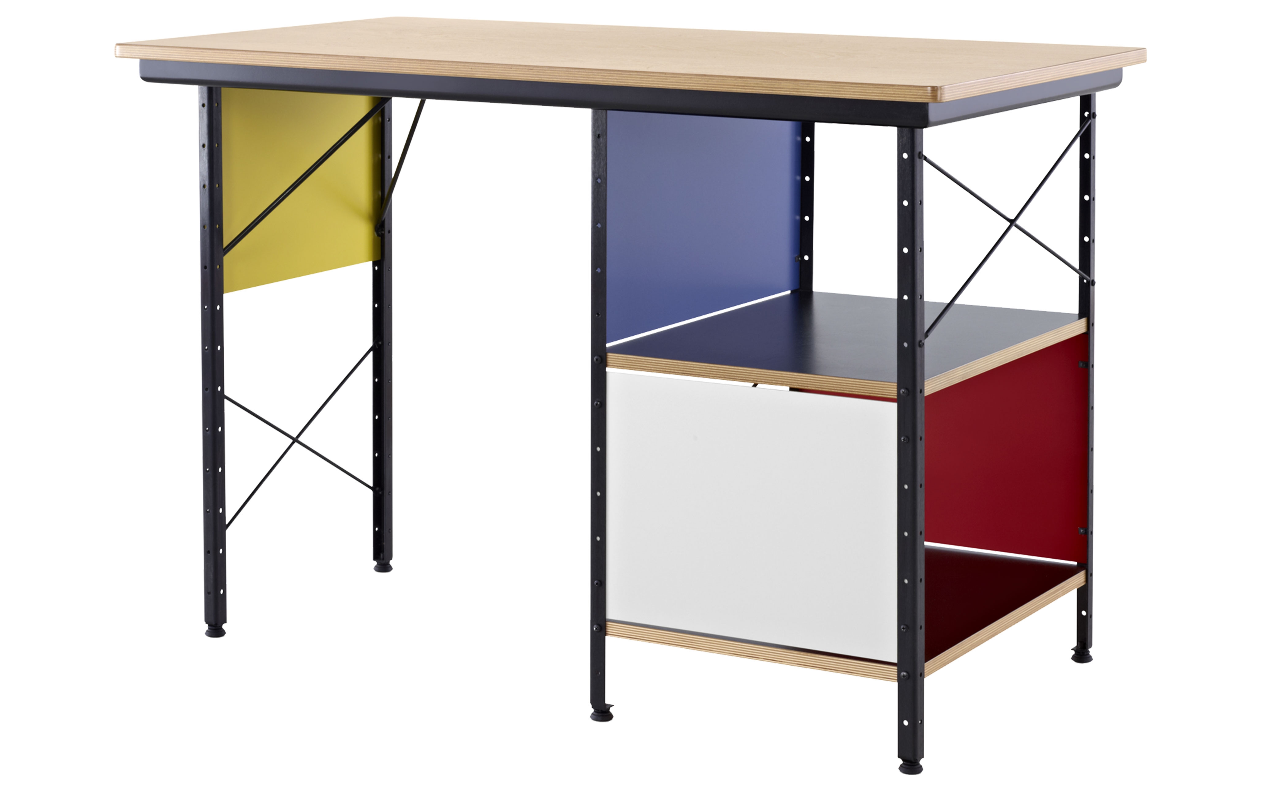 eames open storage desk unit