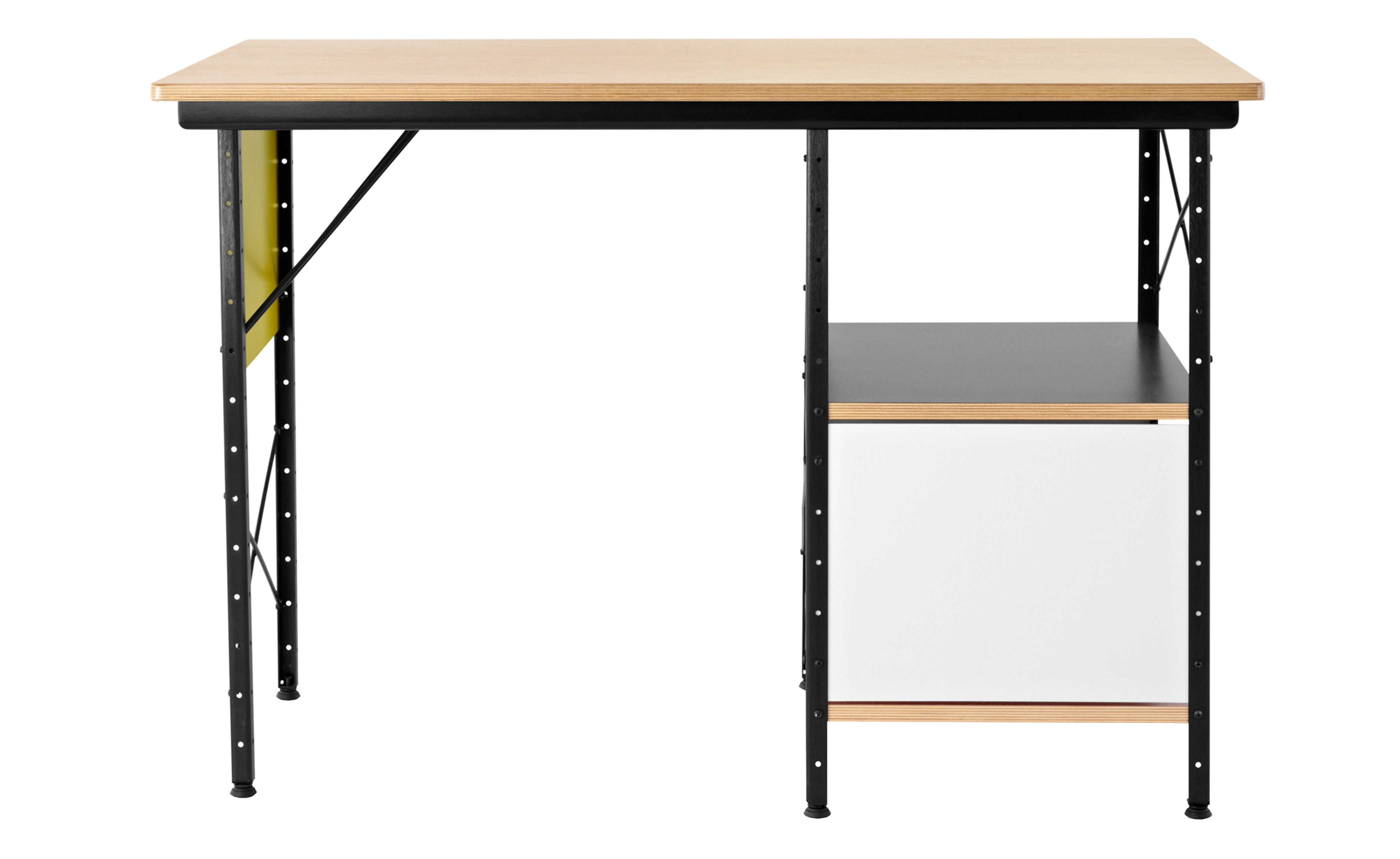 eames open storage desk unit