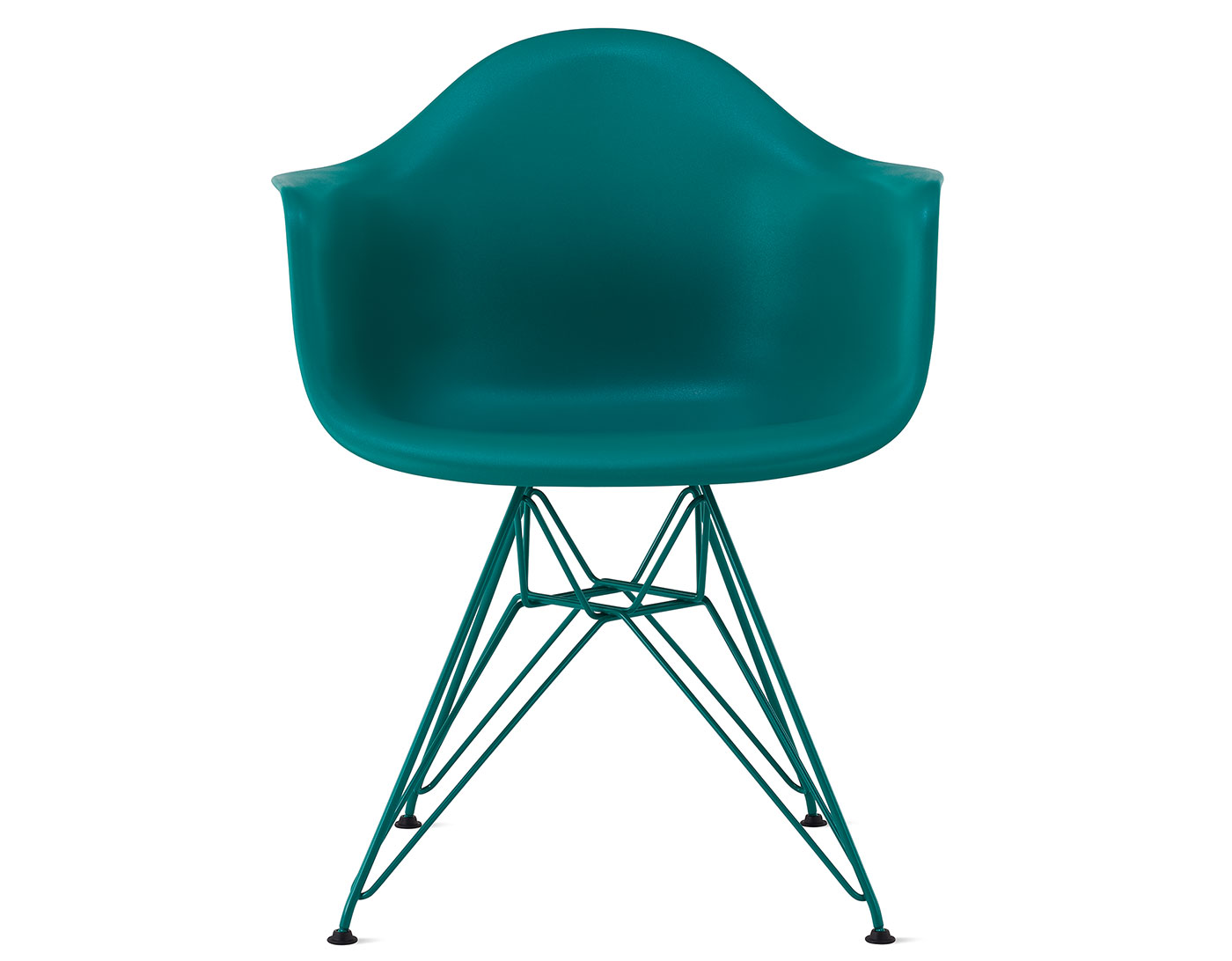 eames molded plastic armchair, herman miller x hay