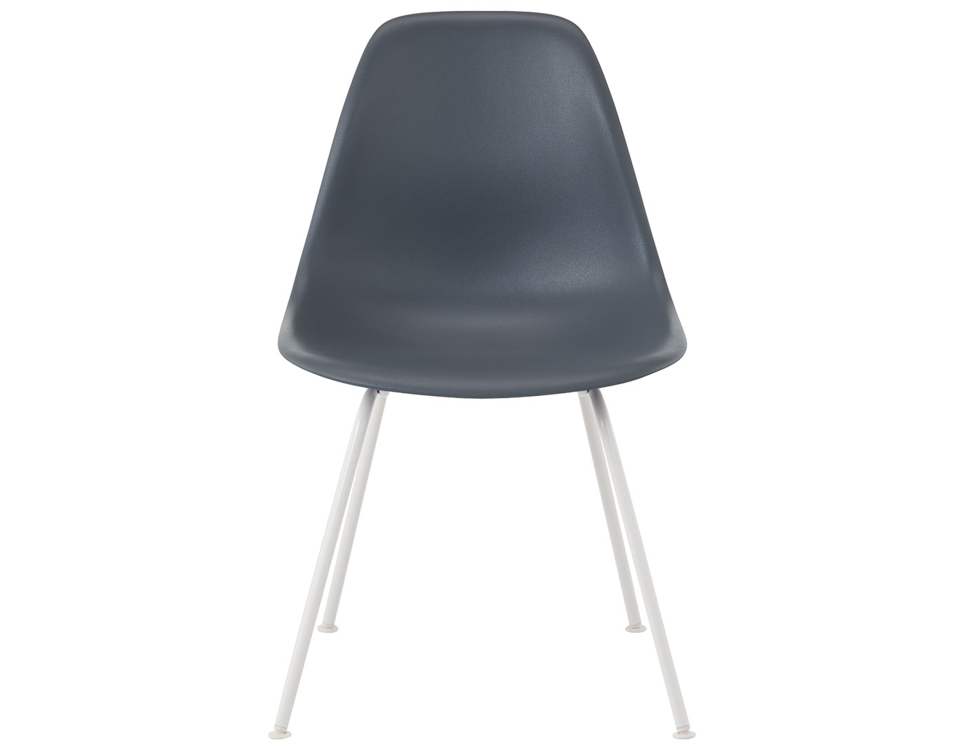 eames molded plastic side chair with 4 leg base