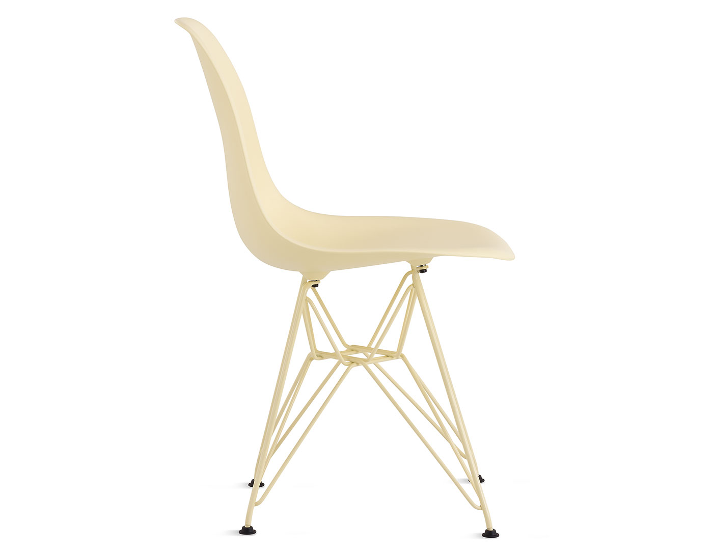 eames molded plastic side chair, herman miller x hay