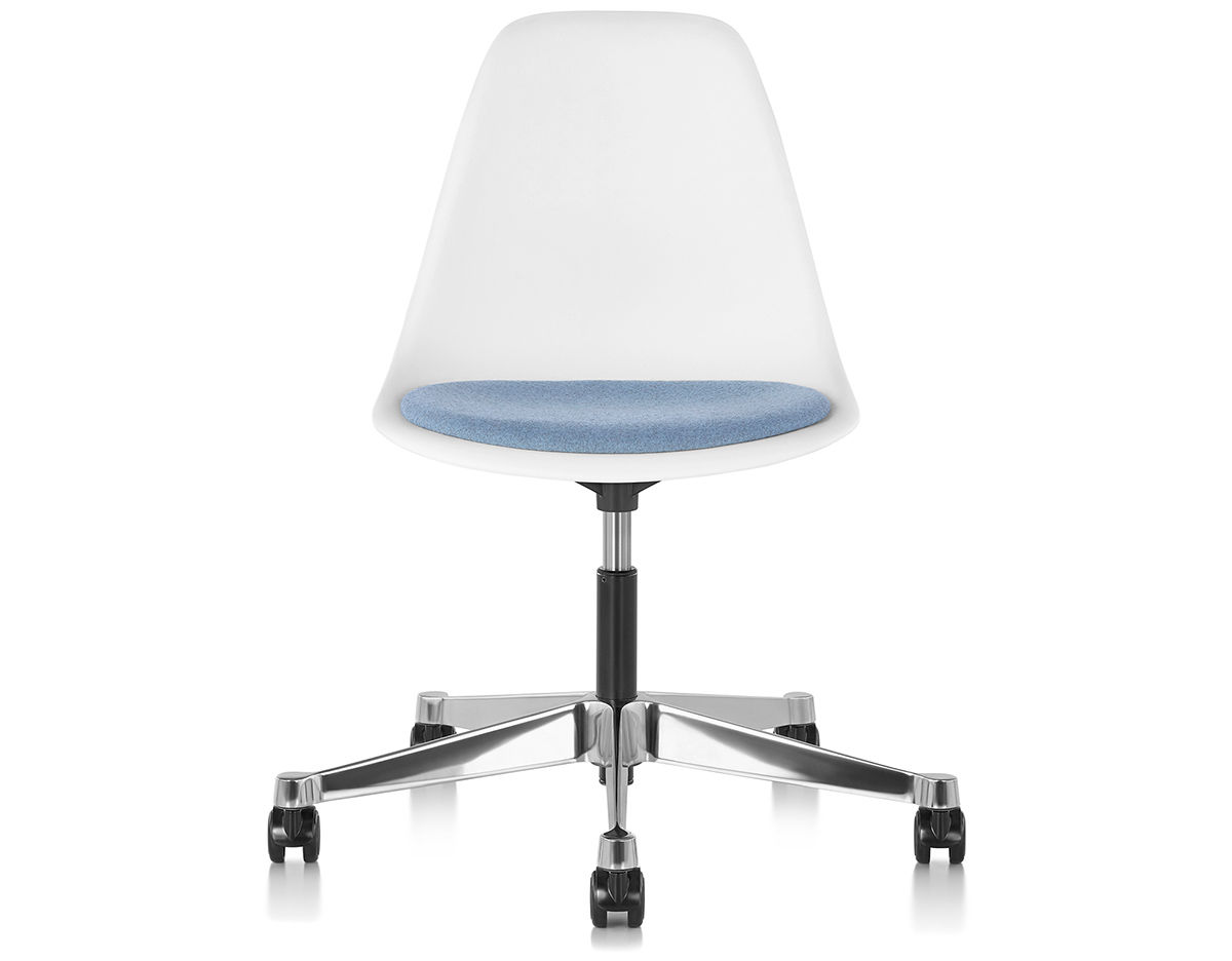 eames® side chair with task base