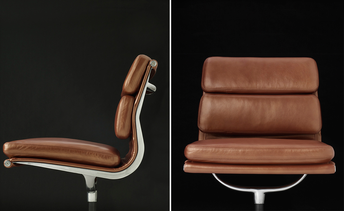 eames® soft pad group side chair