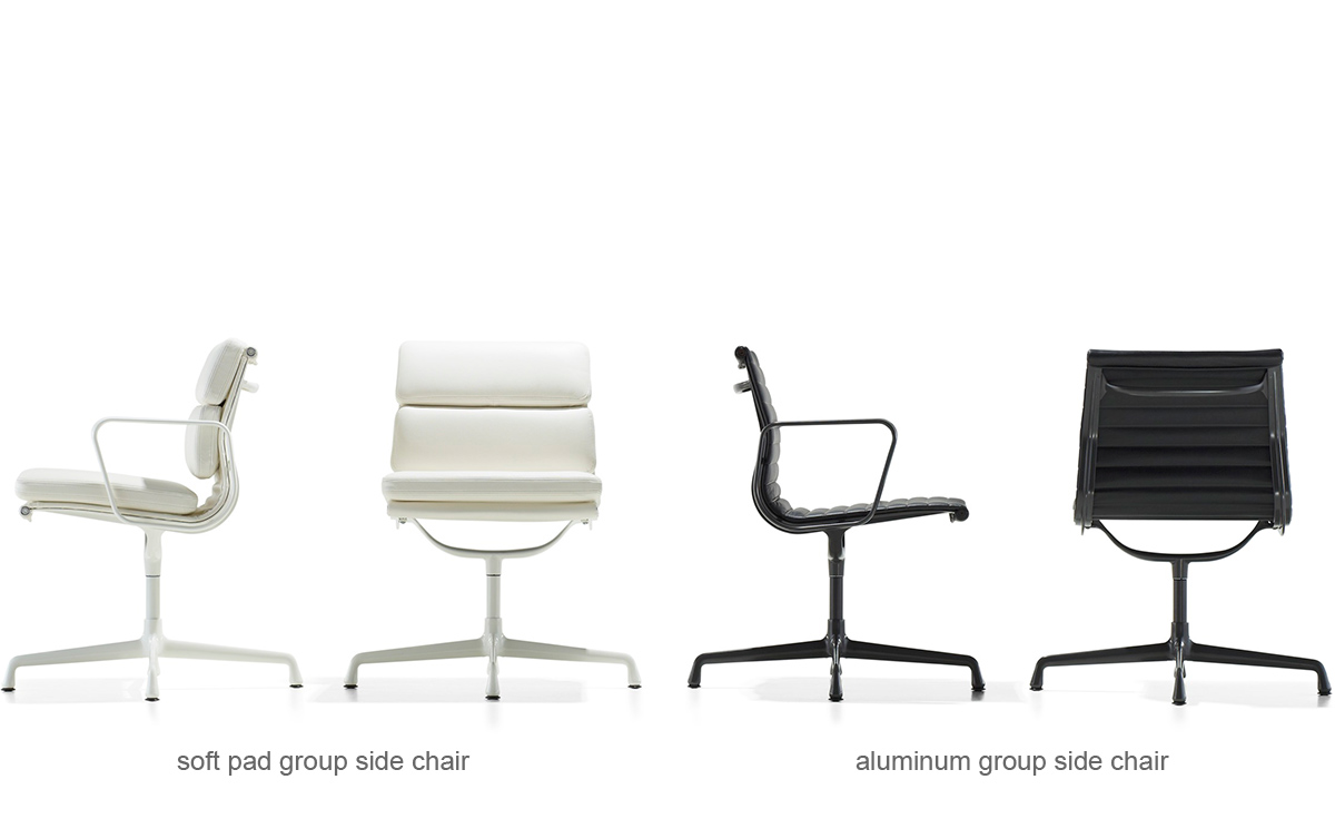 eames® soft pad group side chair