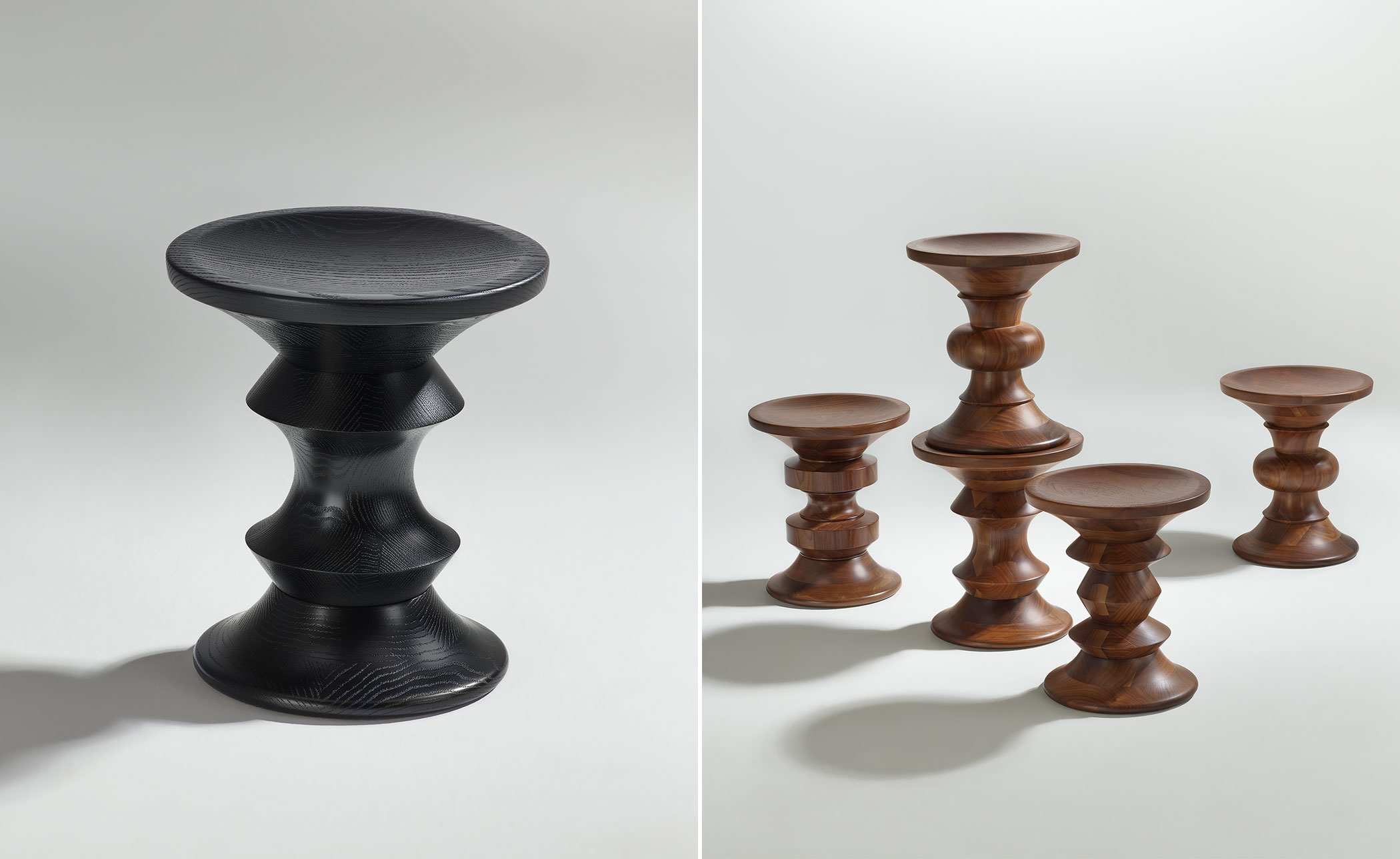 eames® turned stool