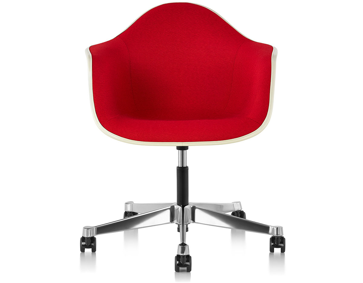 eames&reg; upholstered armchair with task base