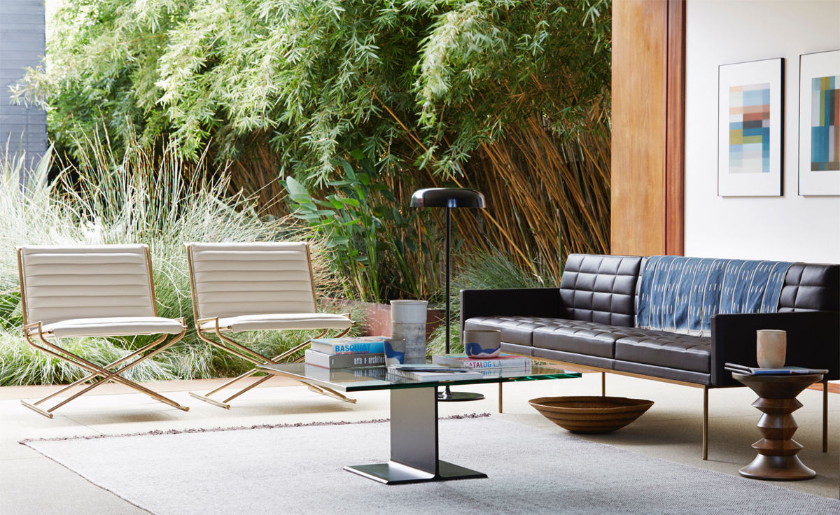 eames® walnut stool
