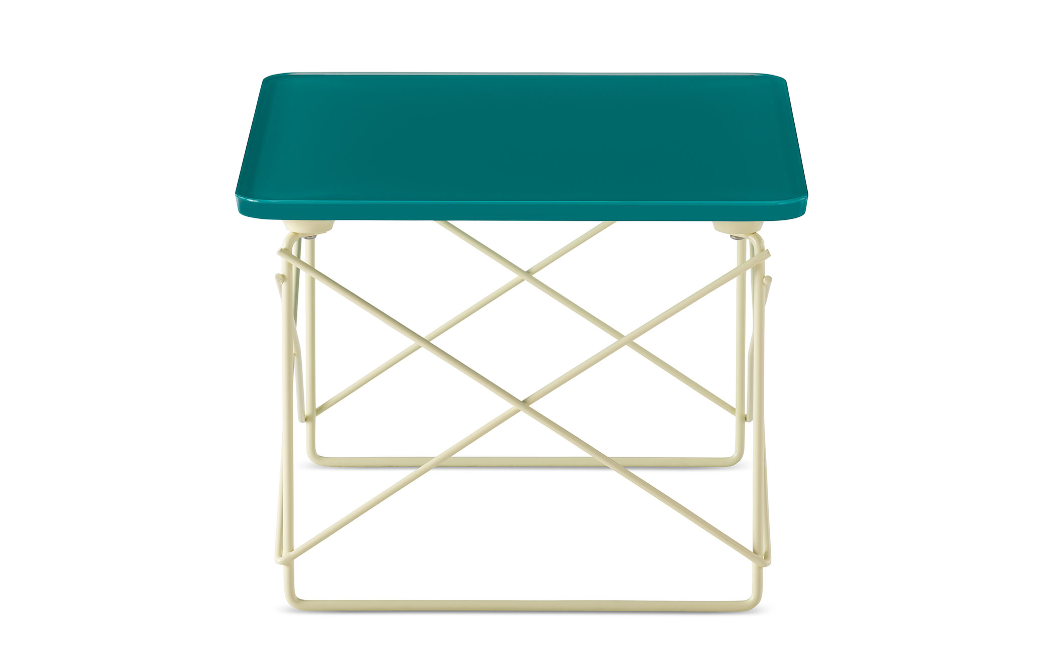 eames wire base low table, herman miller x hay
