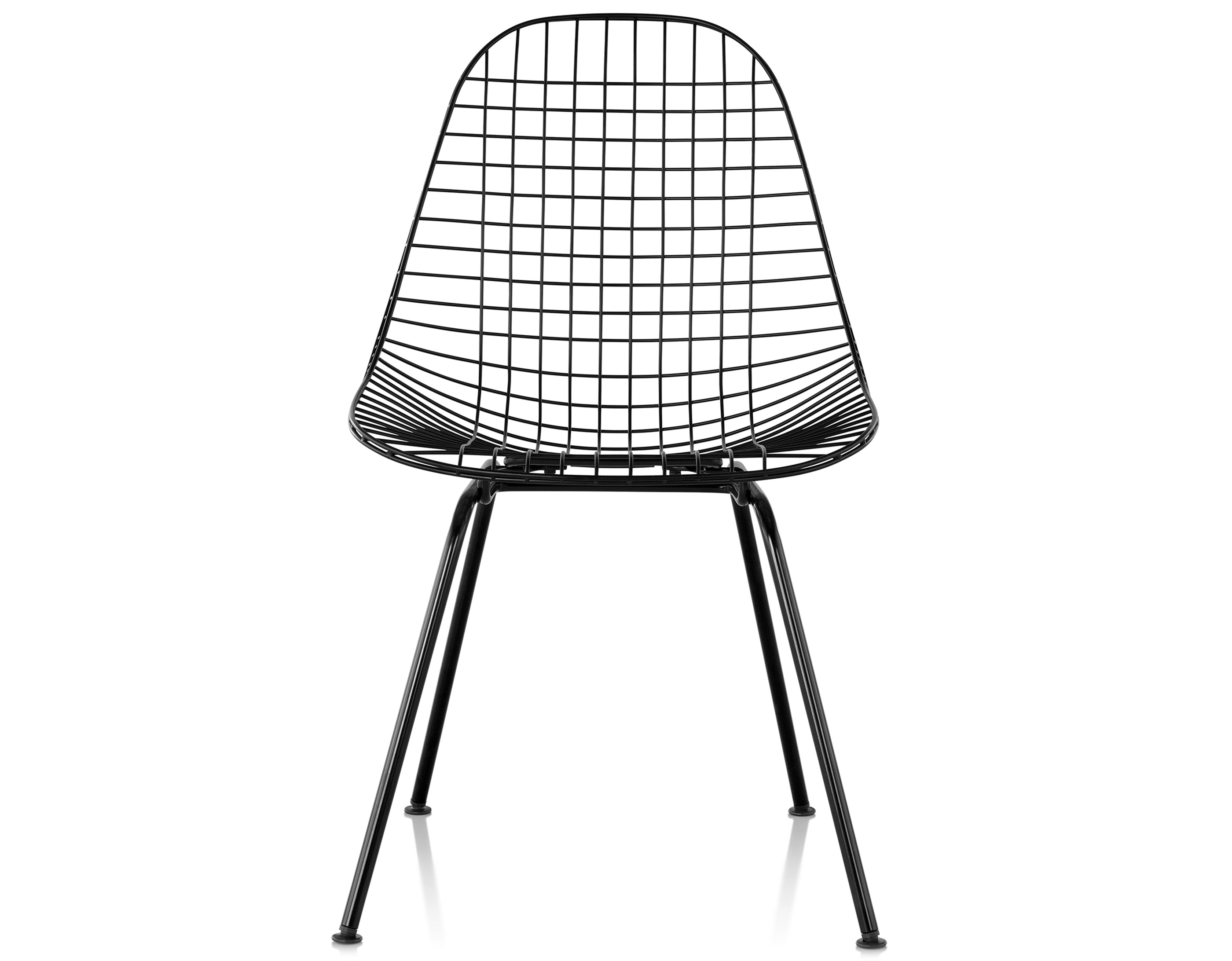 eames wire chair with 4 leg base
