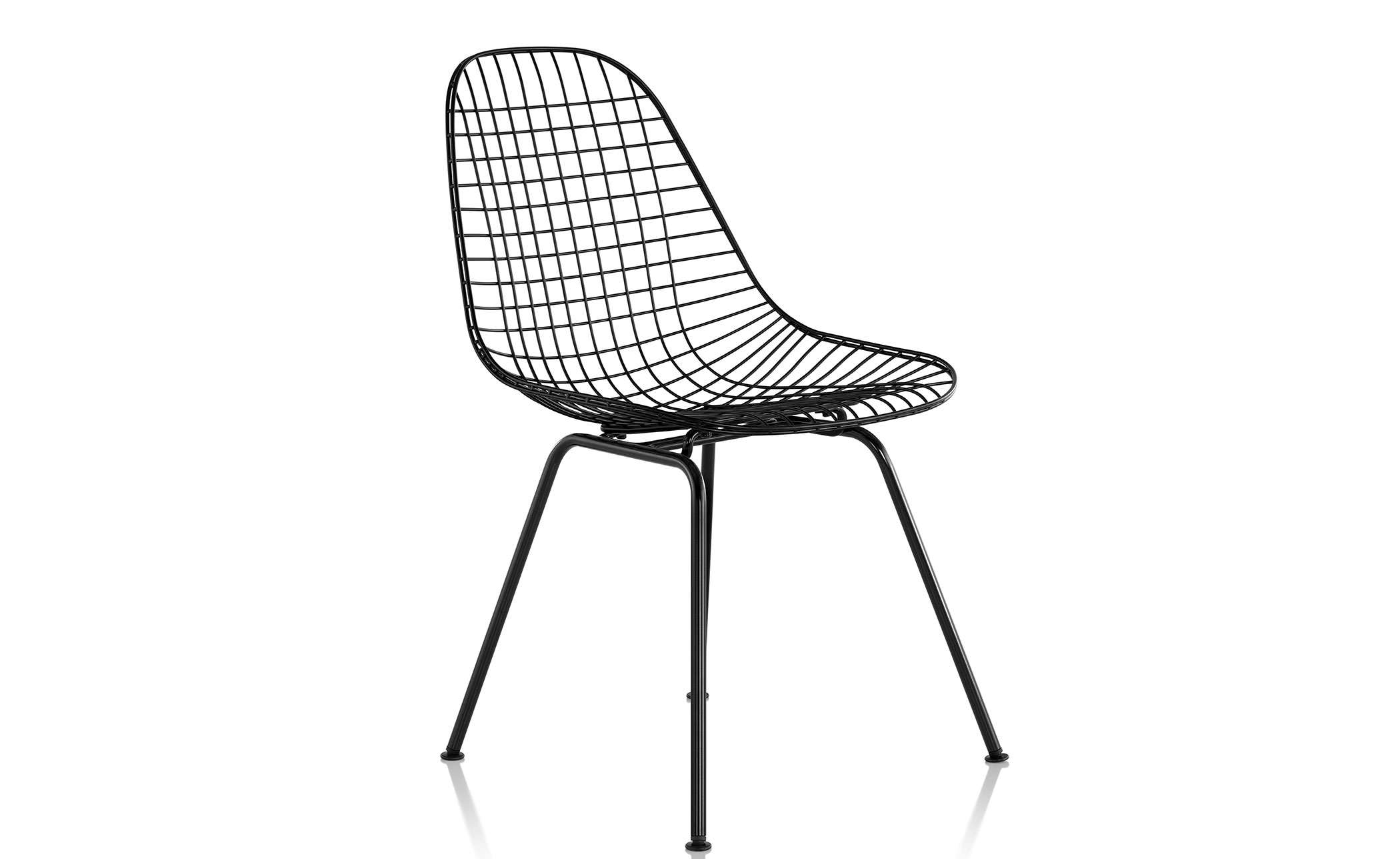 eames® wire chair with 4 leg base outdoor