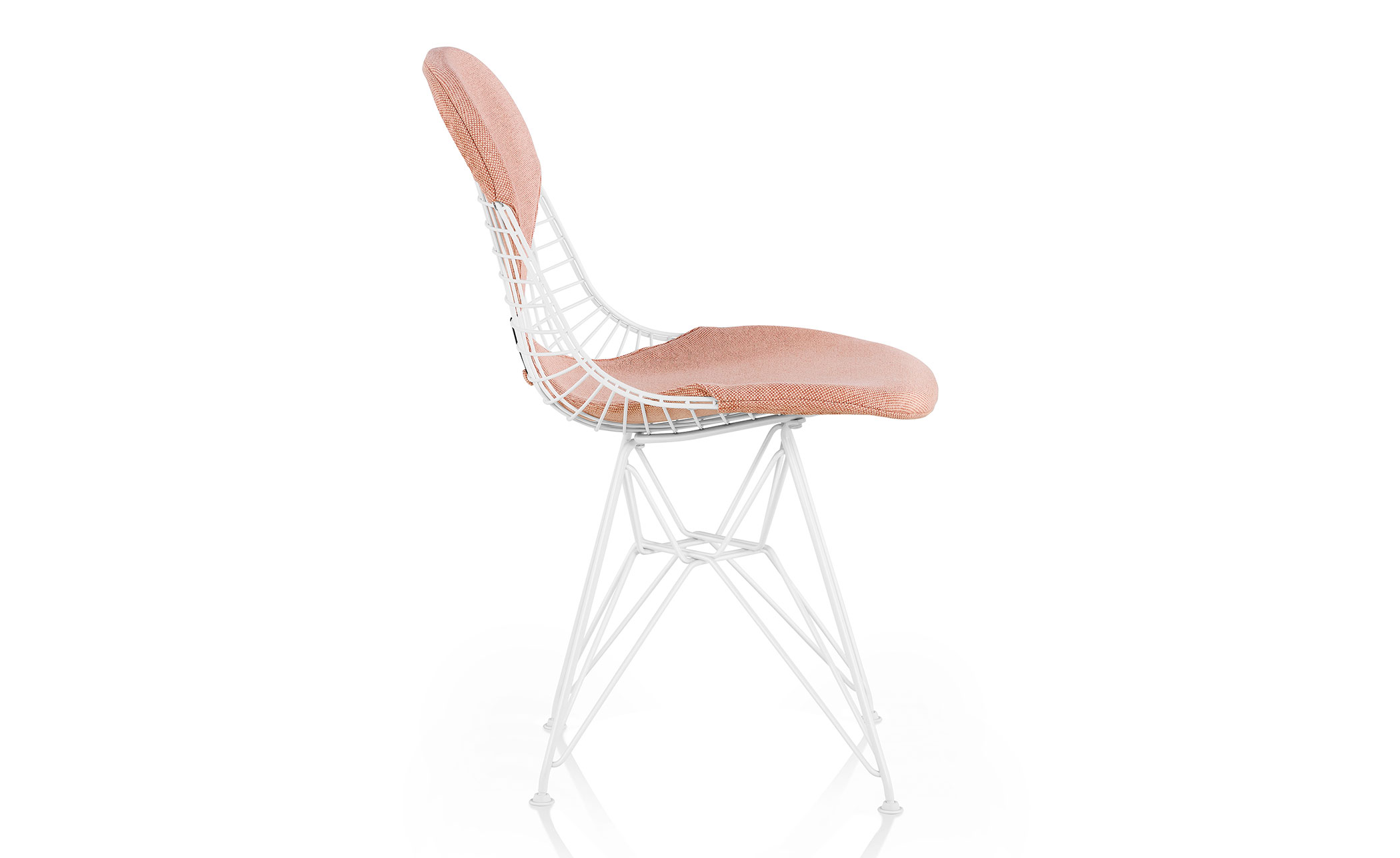 eames® wire chair with bikini pad